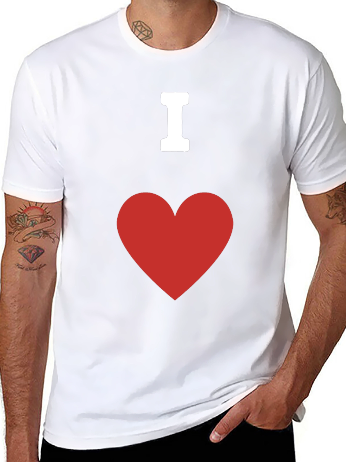 I Heart Graphic Tee -  Trendy Casual Wear