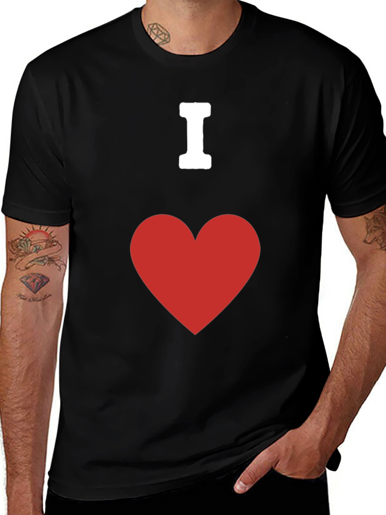 I Heart Graphic Tee -  Trendy Casual Wear