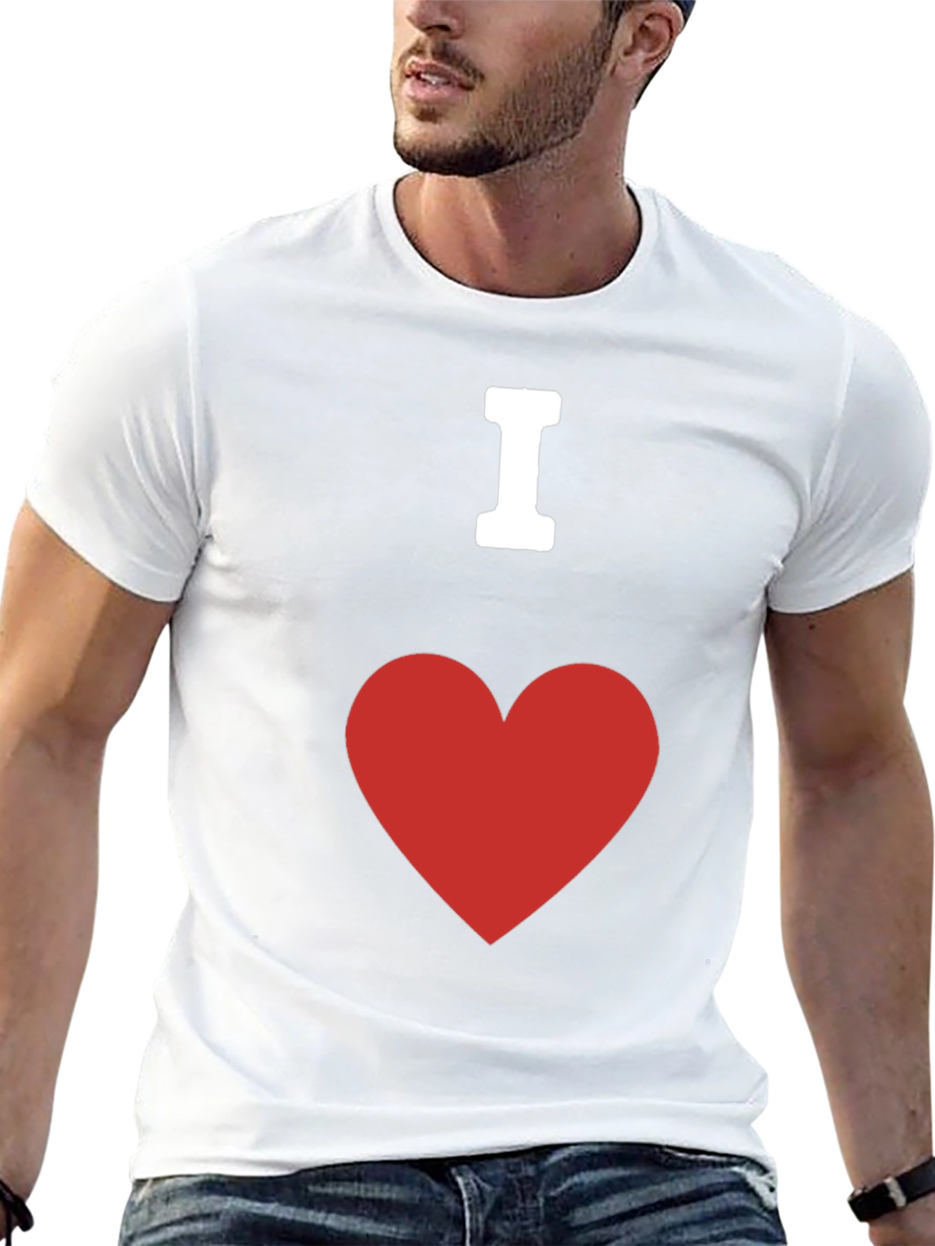 I Heart Graphic Tee -  Trendy Casual Wear