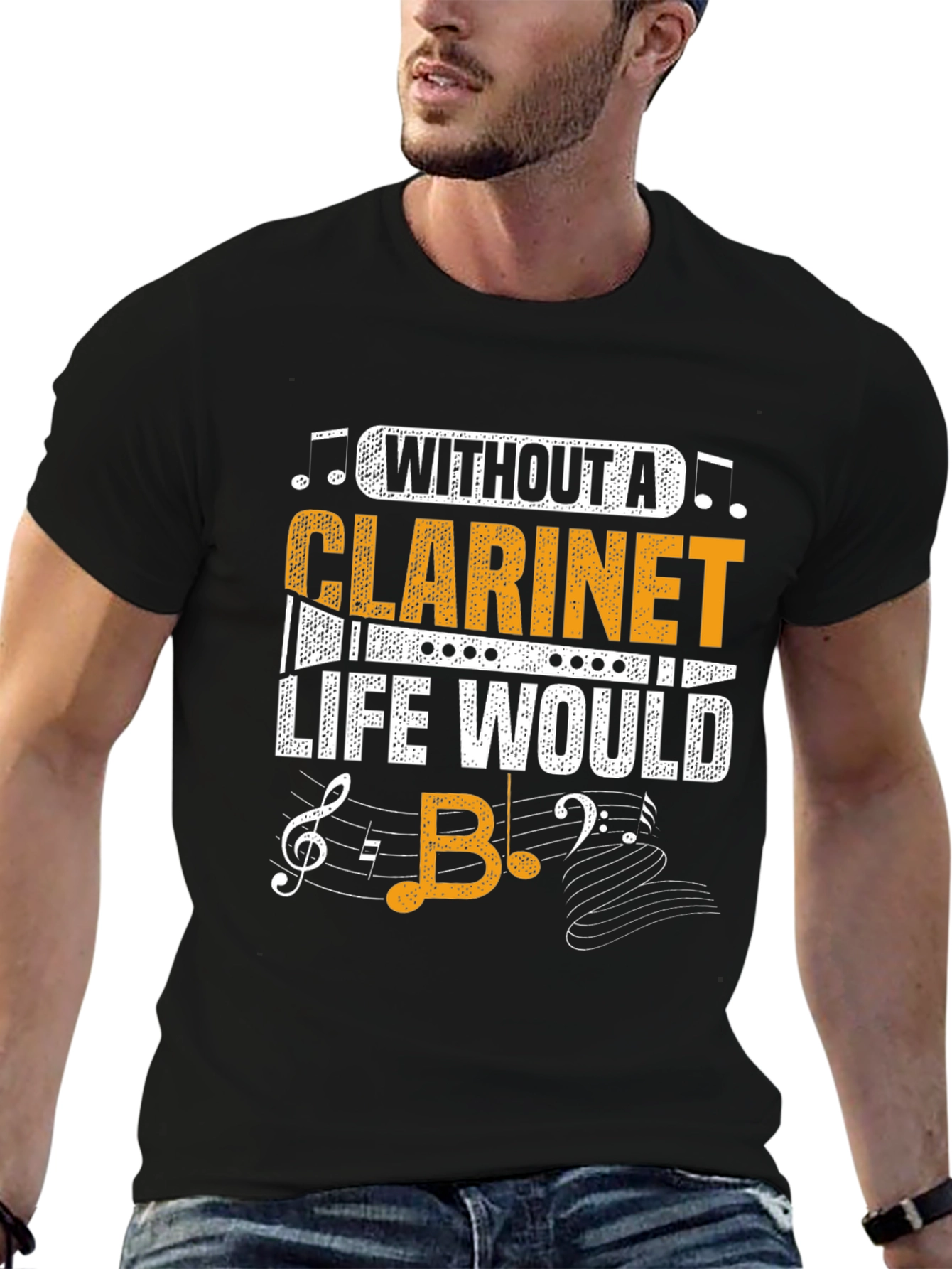 Clarinet Lover T-Shirt - Music Themed Graphic Tee