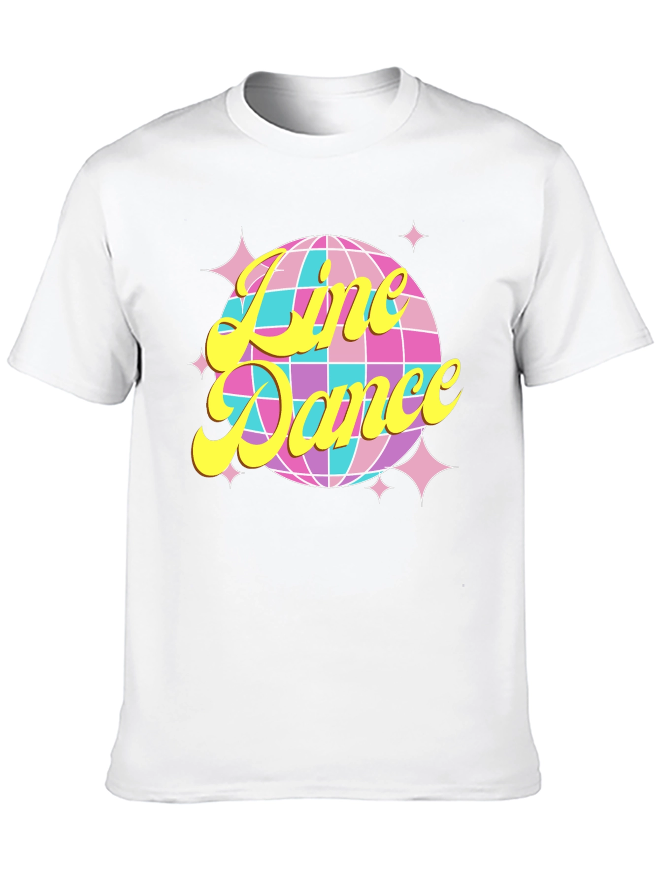 Retro Line Dance Disco Ball T-Shirt