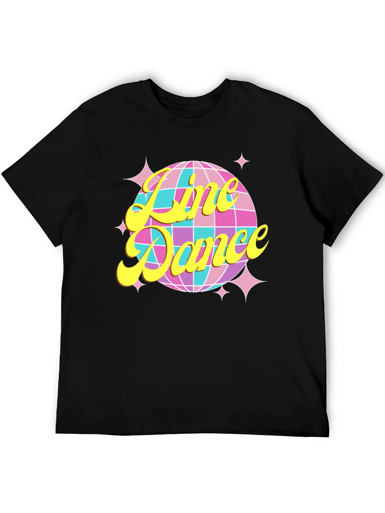 Retro Line Dance Disco Ball T-Shirt