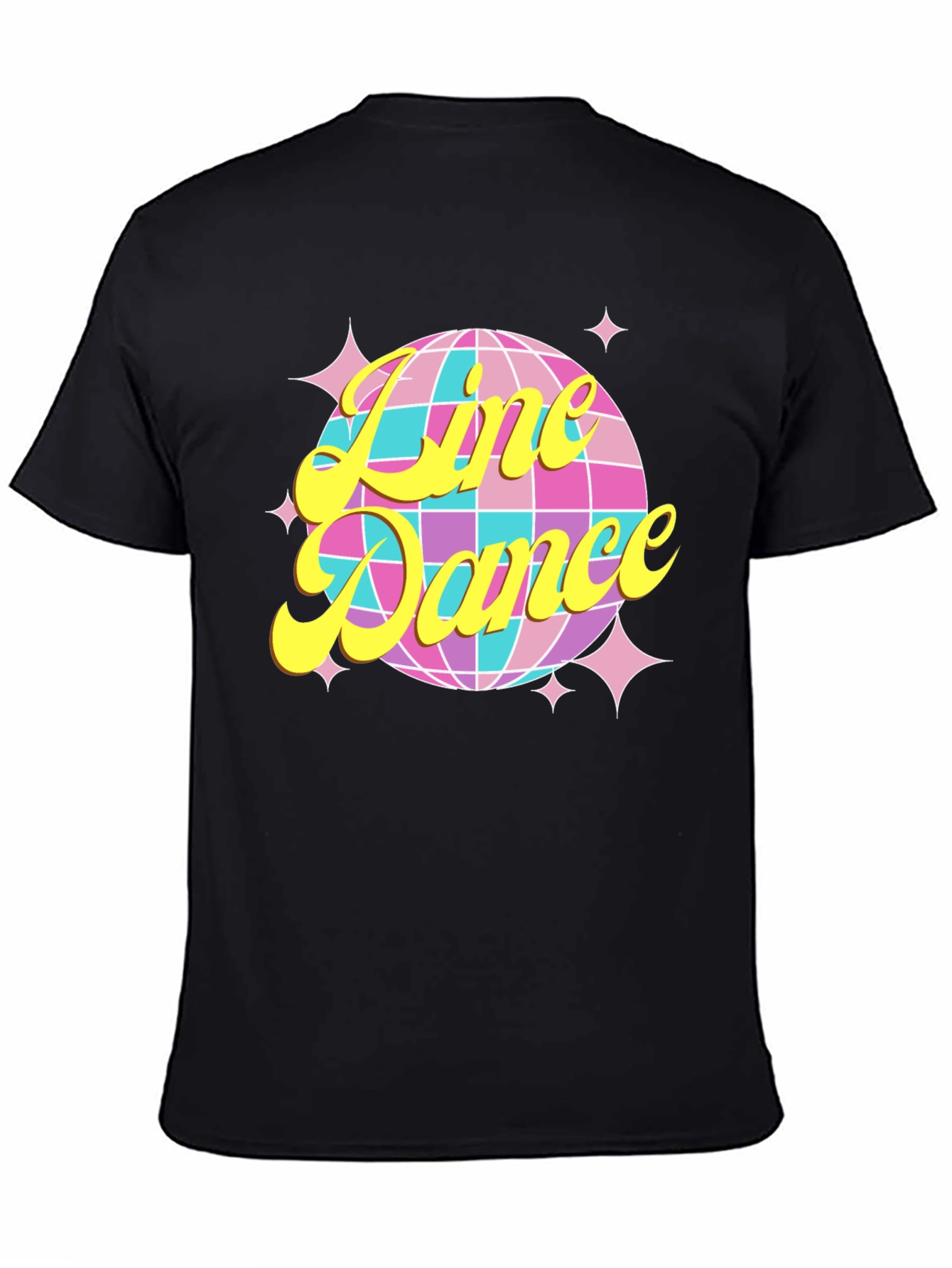 Retro Line Dance Disco Ball T-Shirt