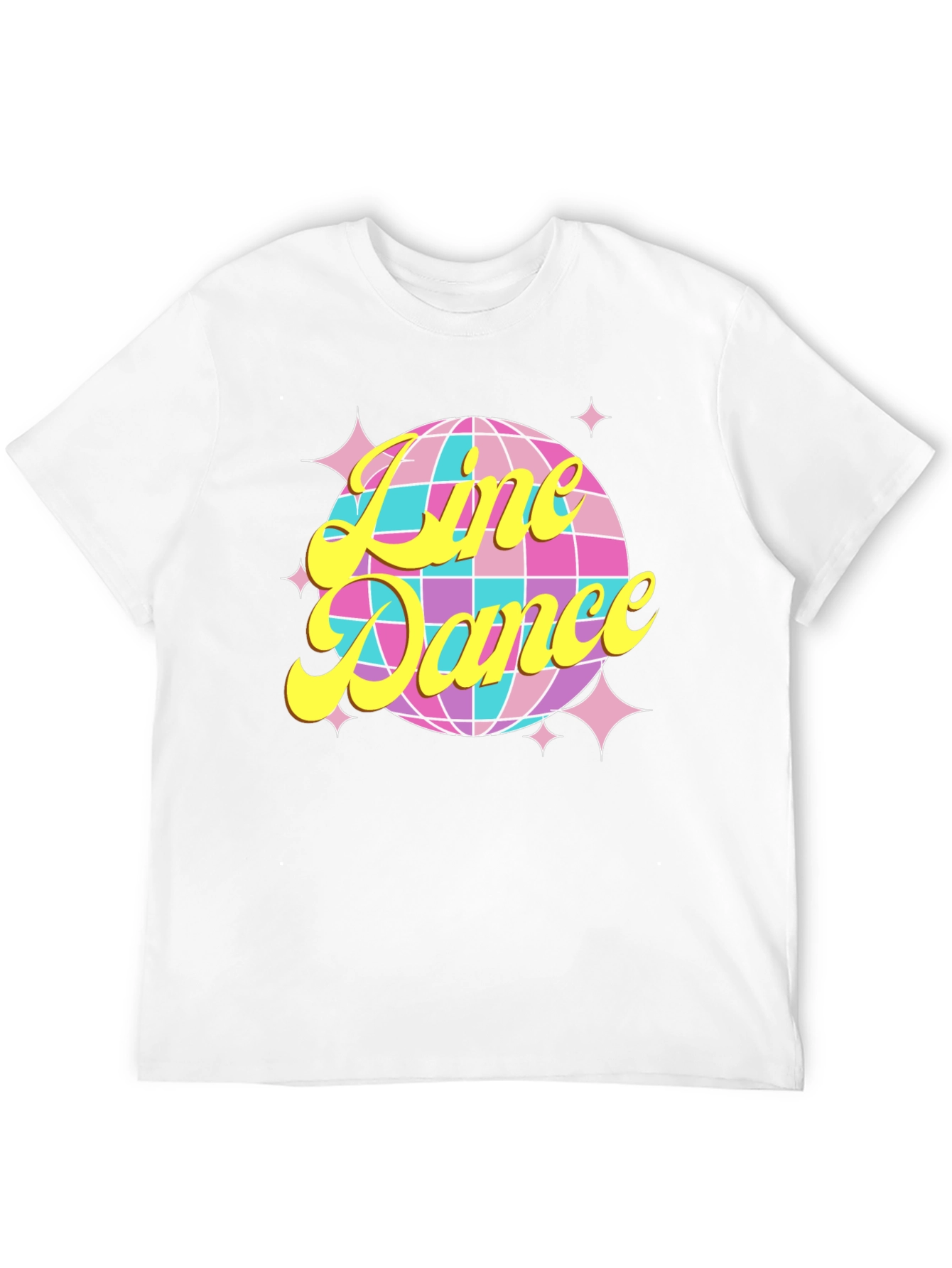 Retro Line Dance Disco Ball T-Shirt
