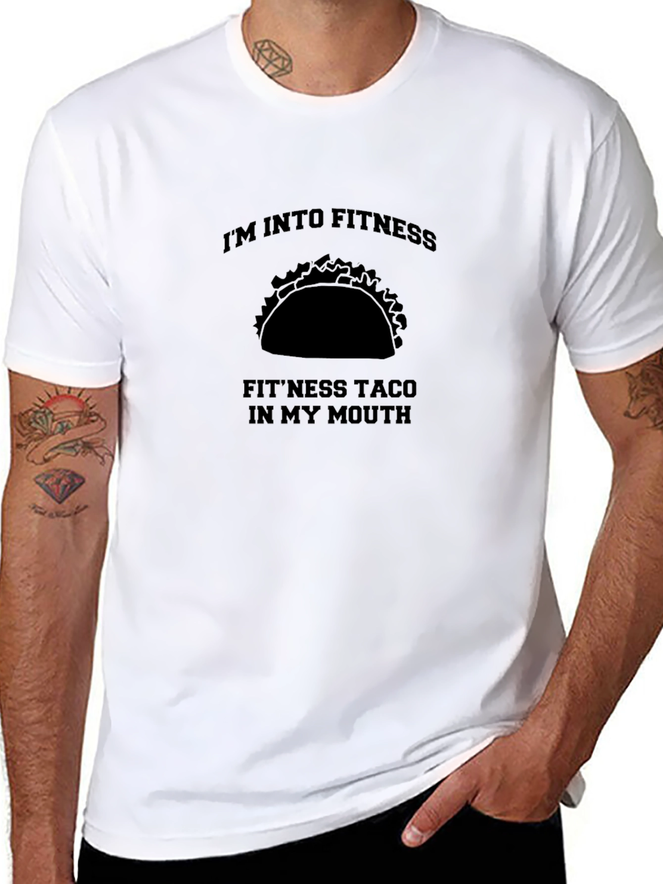 Fitness Taco T-Shirt: Funny Workout Tee