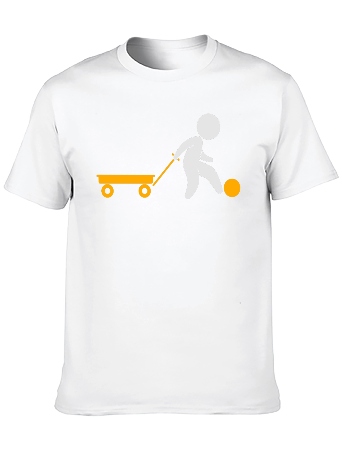 Stick Figure Wagon T-Shirt