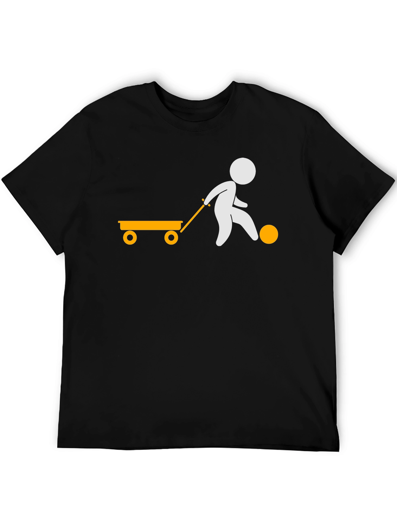 Stick Figure Wagon T-Shirt