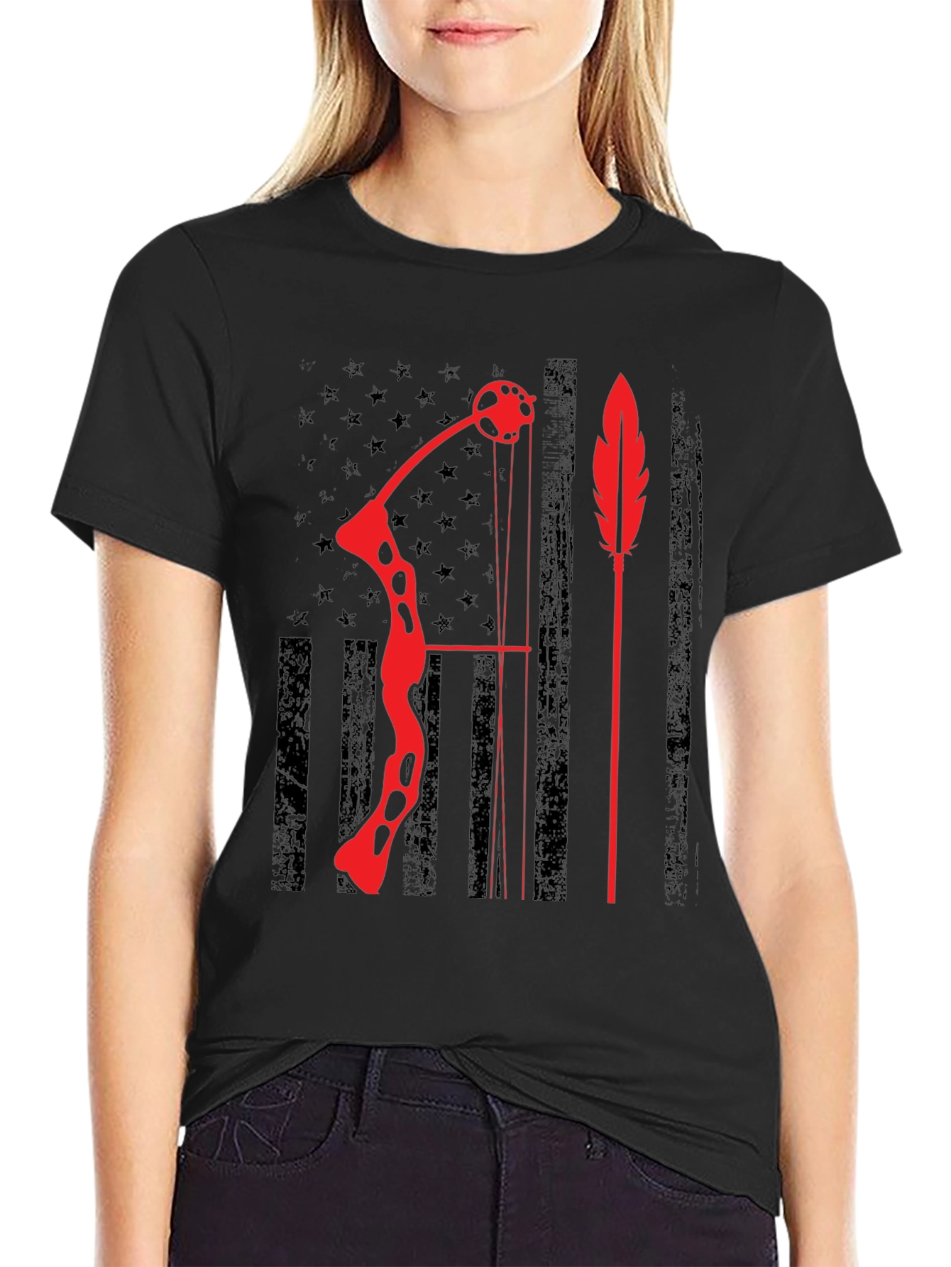 Bow and Arrow Flag Graphic Tee