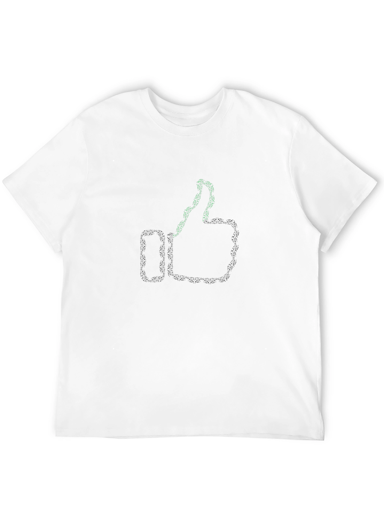 Thumbs Up Graphic Tee - Mens Black T-Shirt