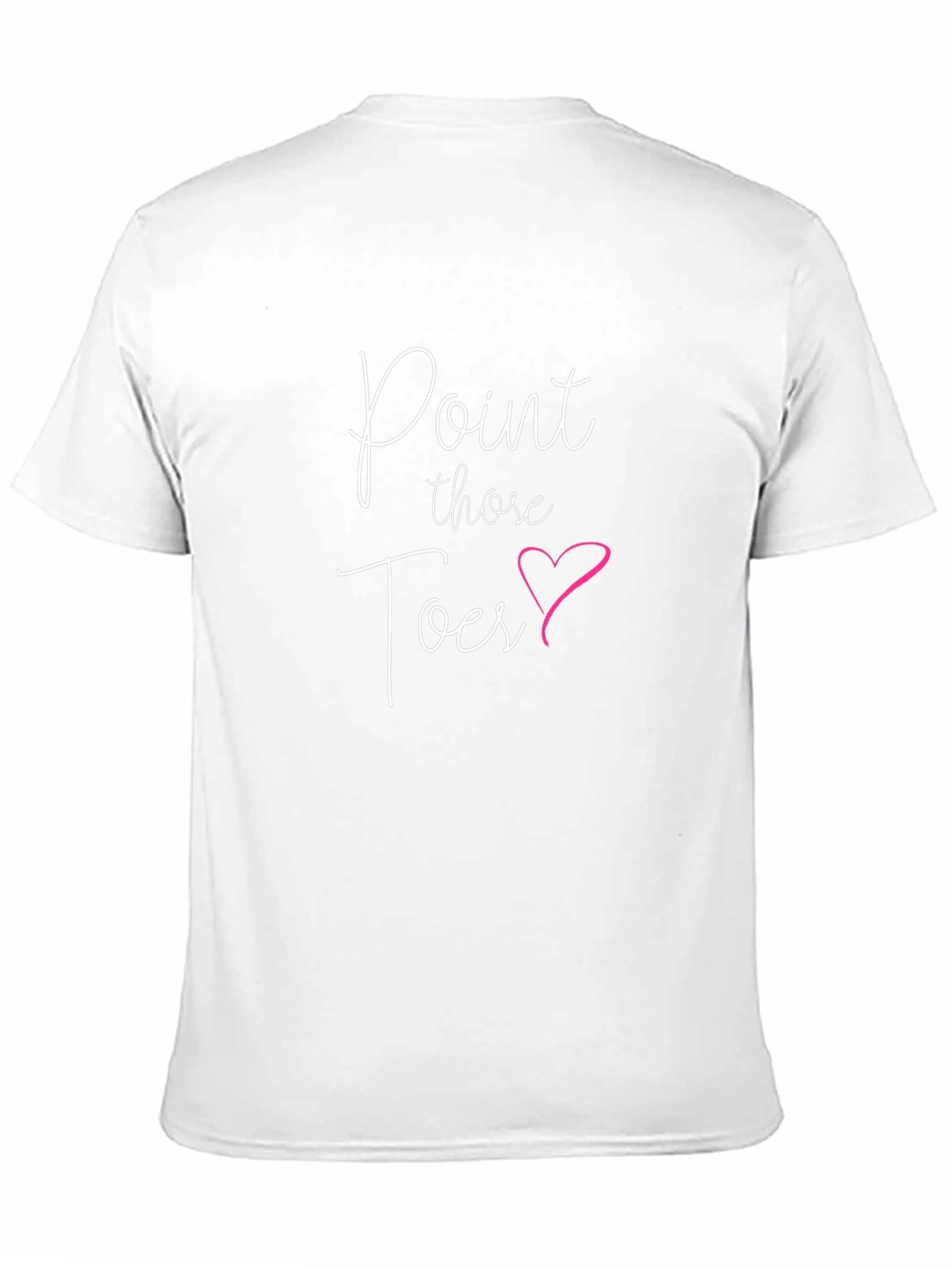 Point Those Toes Graphic Tee - Black Cotton T-Shirt