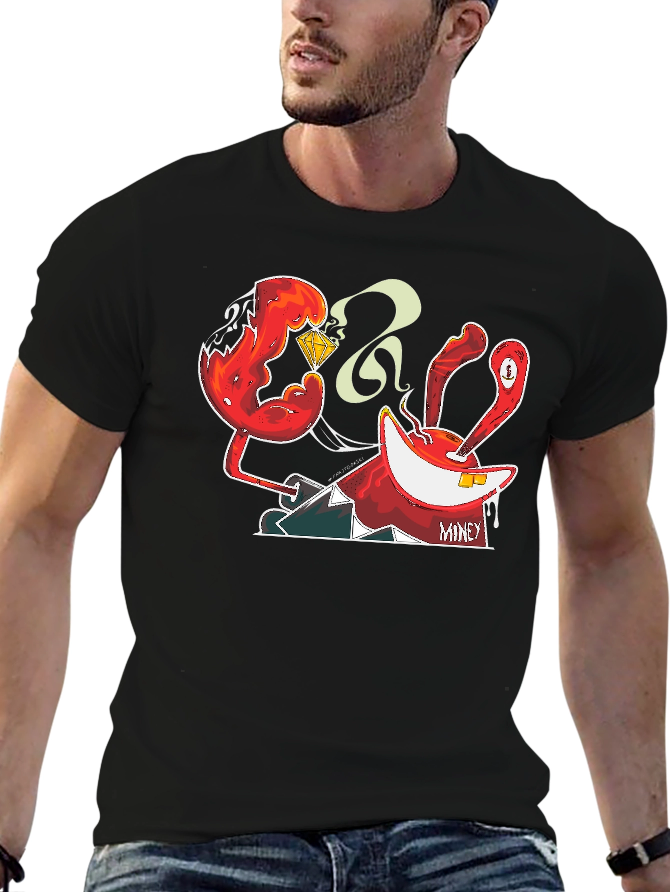 Mr. Krabs Money Graphic T-Shirt