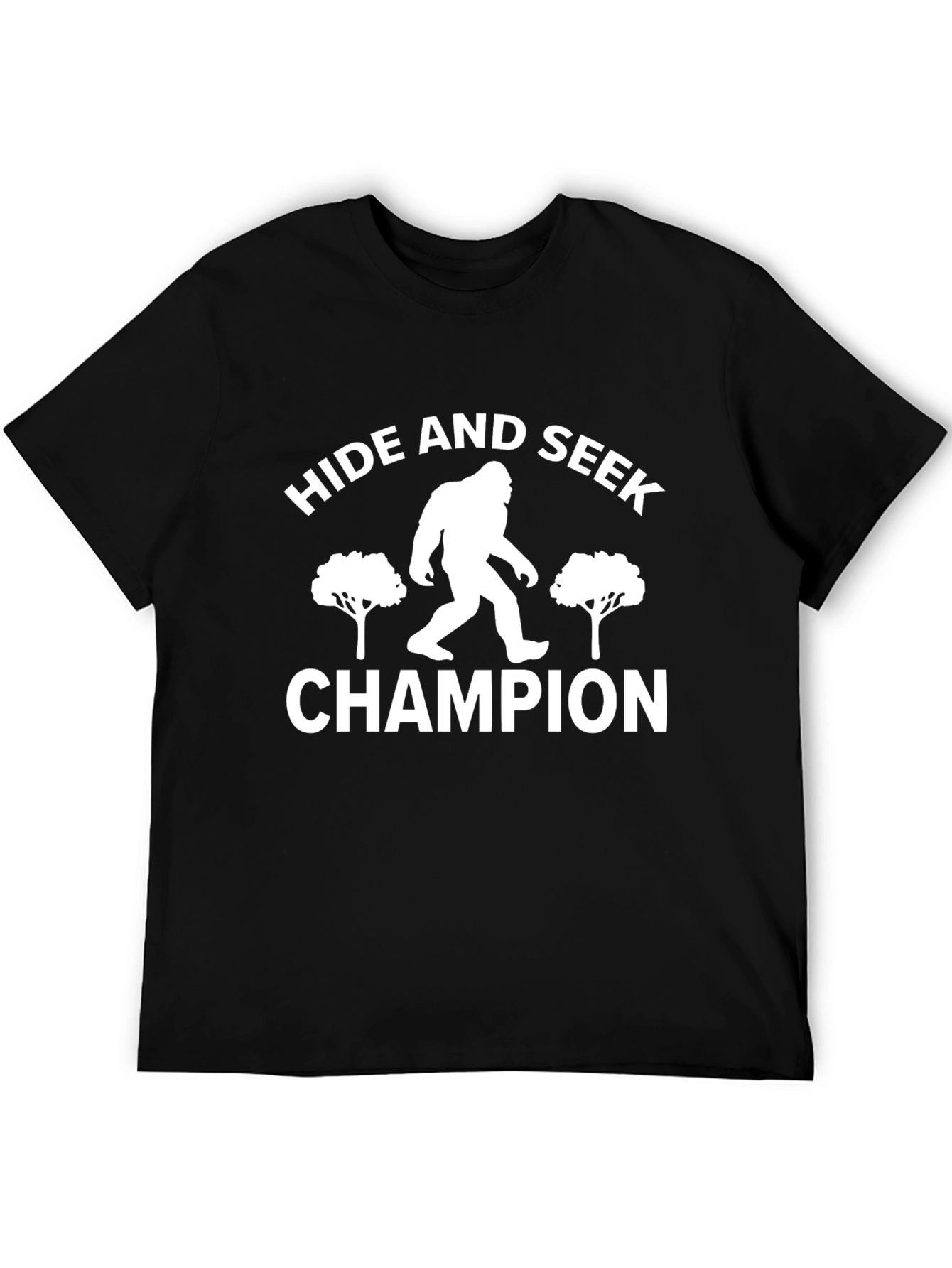 Hide and Seek Champion T-Shirt Bigfoot Sasquatch