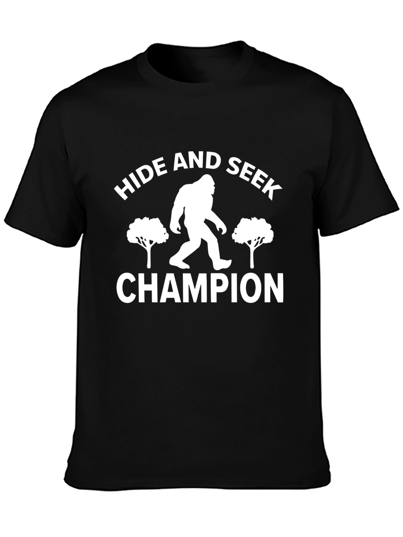 Hide and Seek Champion T-Shirt Bigfoot Sasquatch