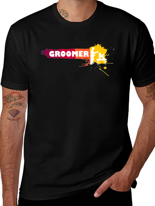 Groomer Graphic Tee - Unique Artistic Design