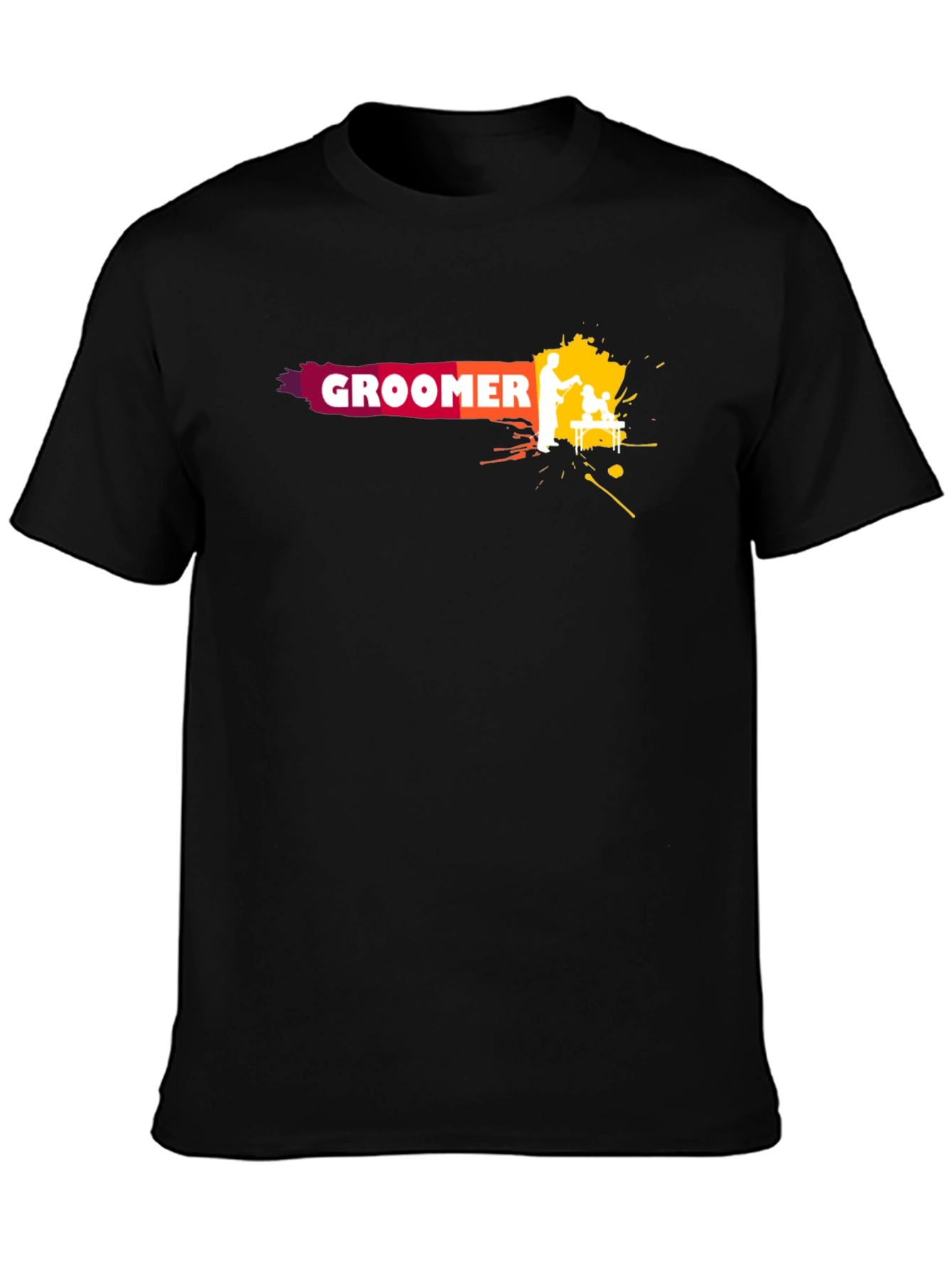 Groomer Graphic Tee - Unique Artistic Design