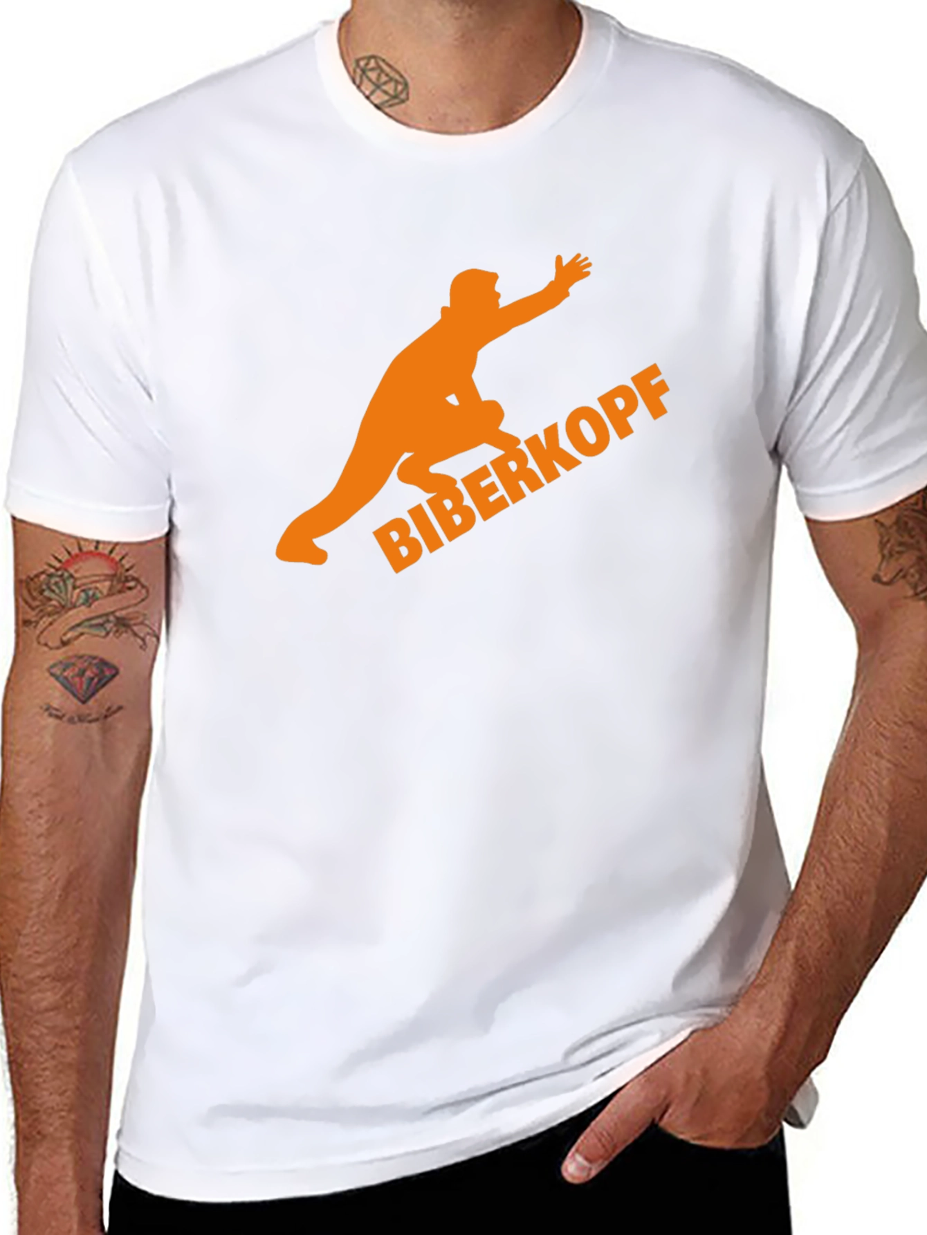 Biberkopf Graphic T-Shirt - Black Casual Tee