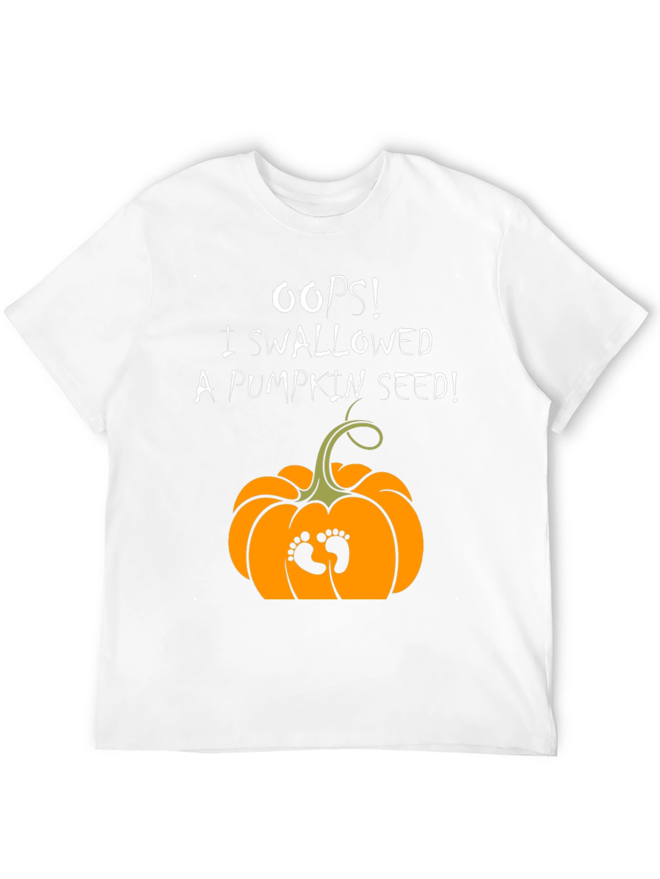Oops! Pumpkin Seed Pregnancy Announcement T-Shirt