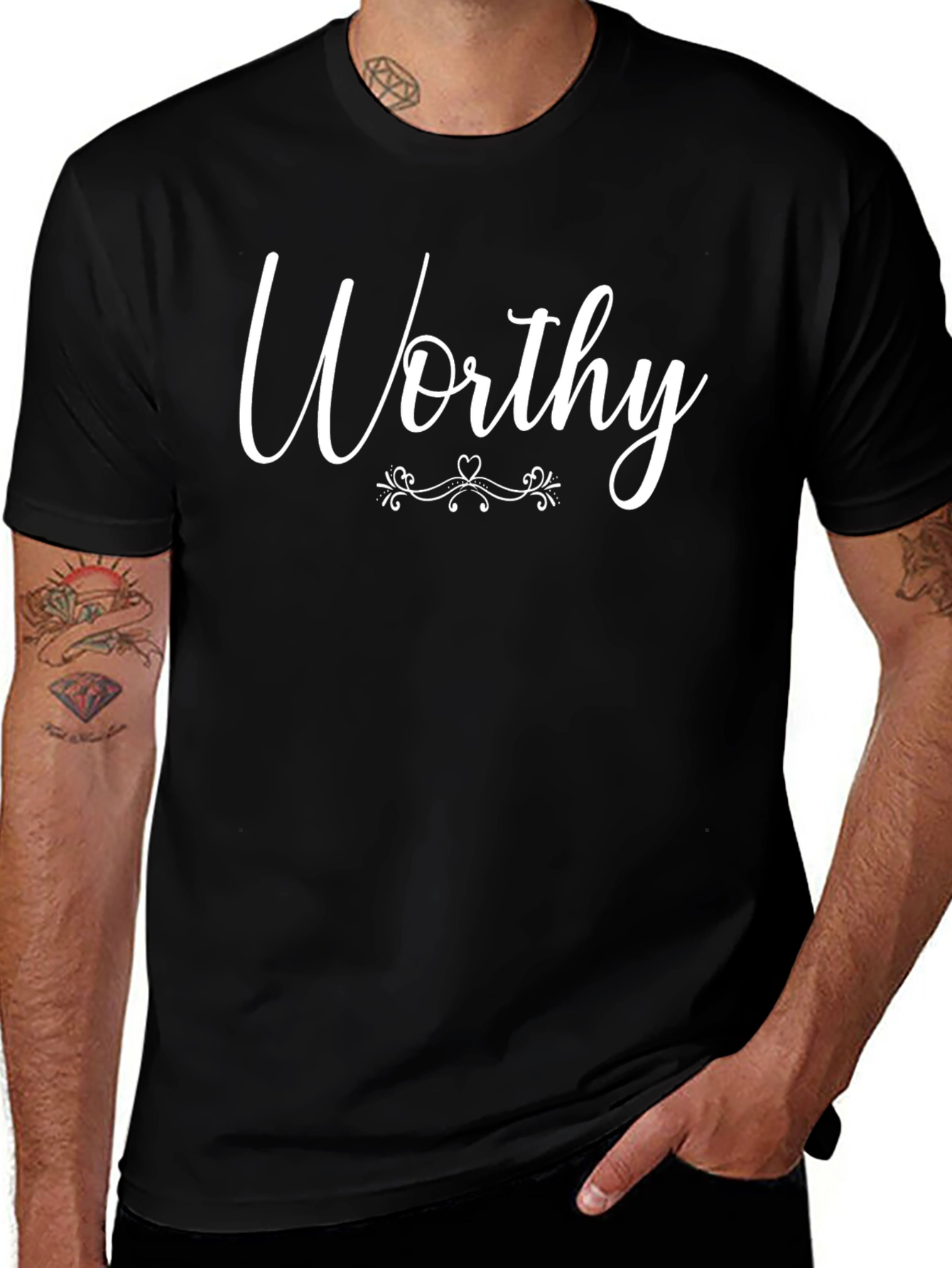 Worthy Graphic Tee - Stylish Comfort Fit