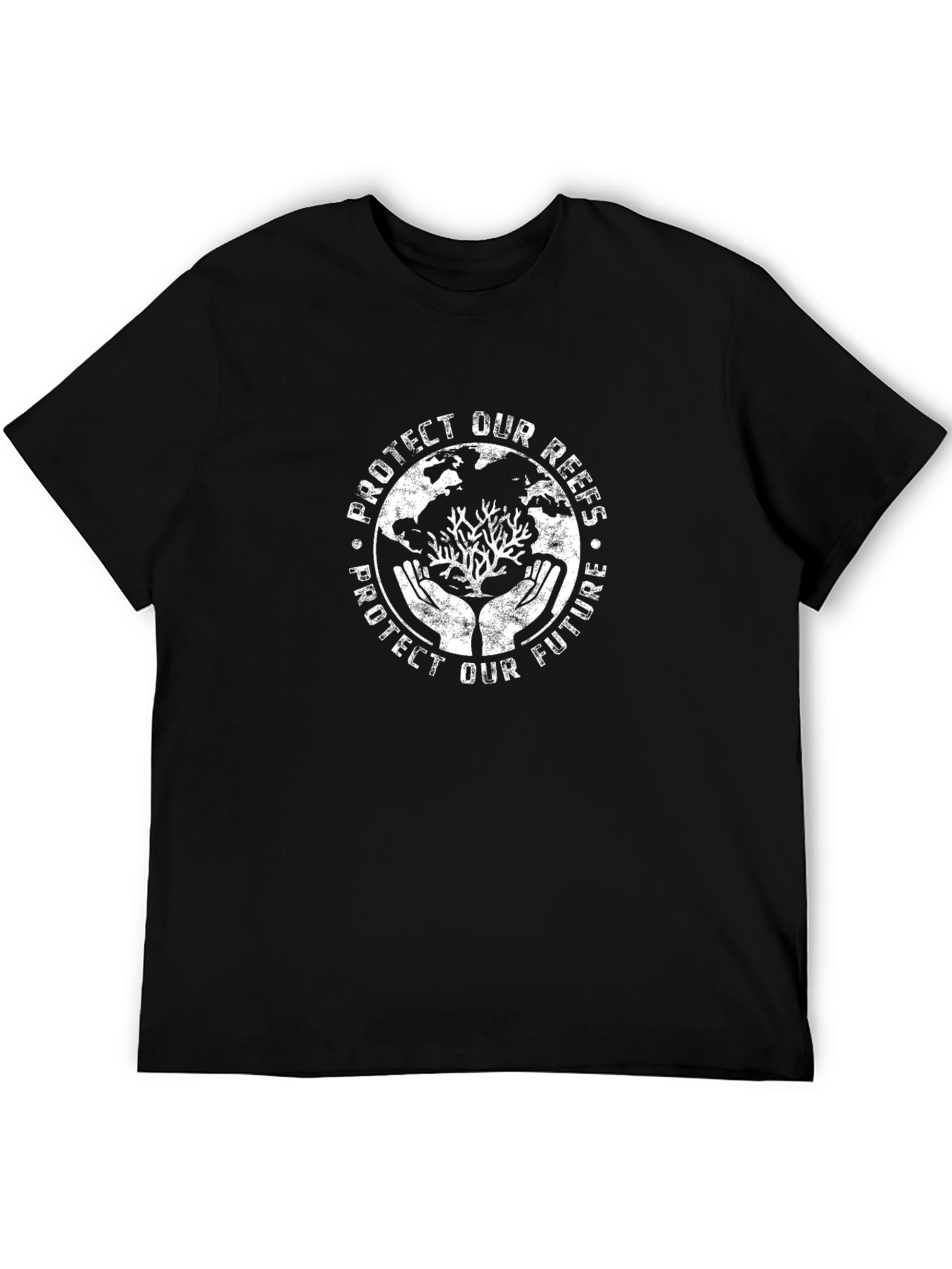 Protect Our Reefs Graphic Tee - Earth Conservation Shirt