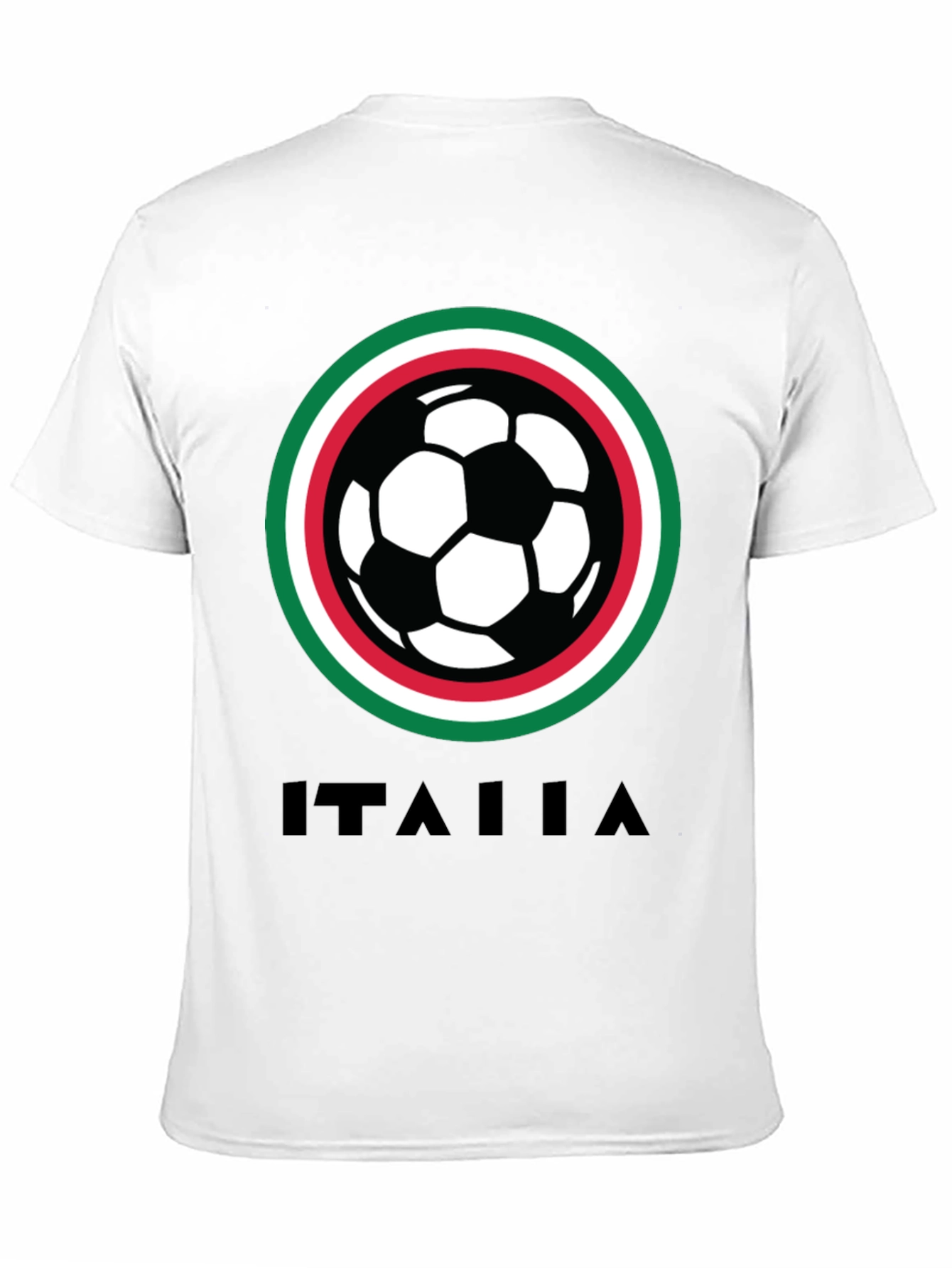 Italia Soccer T-Shirt - Black Italian Pride Tee