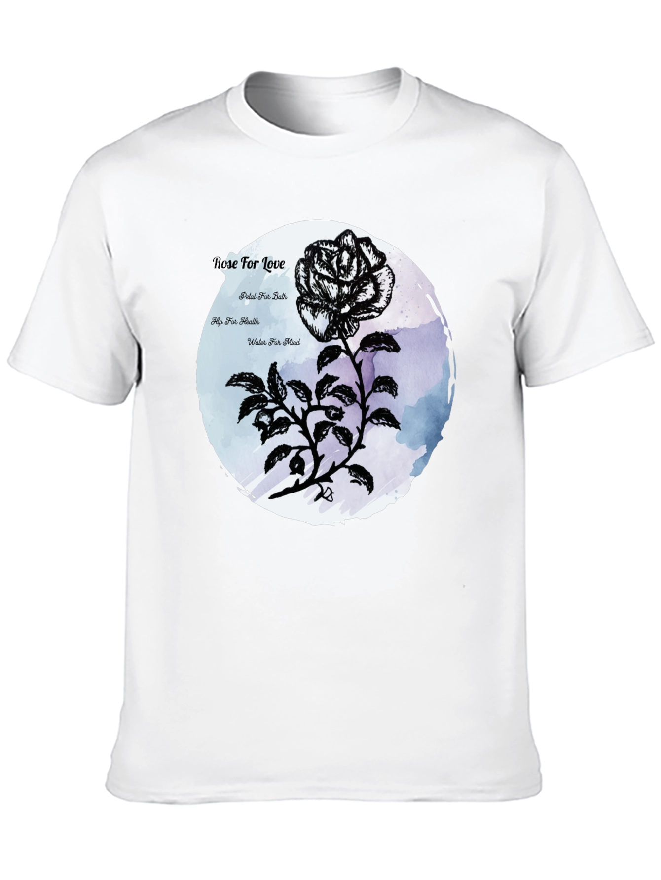Rose For Love Graphic T-Shirt