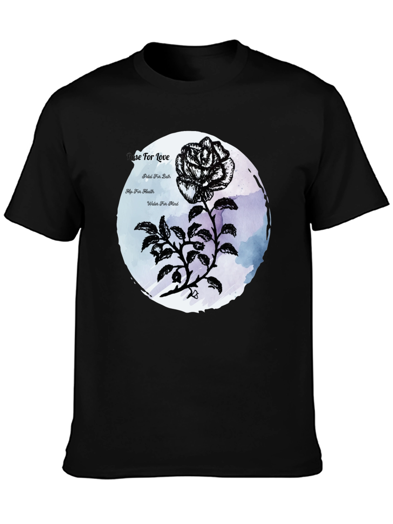 Rose For Love Graphic T-Shirt
