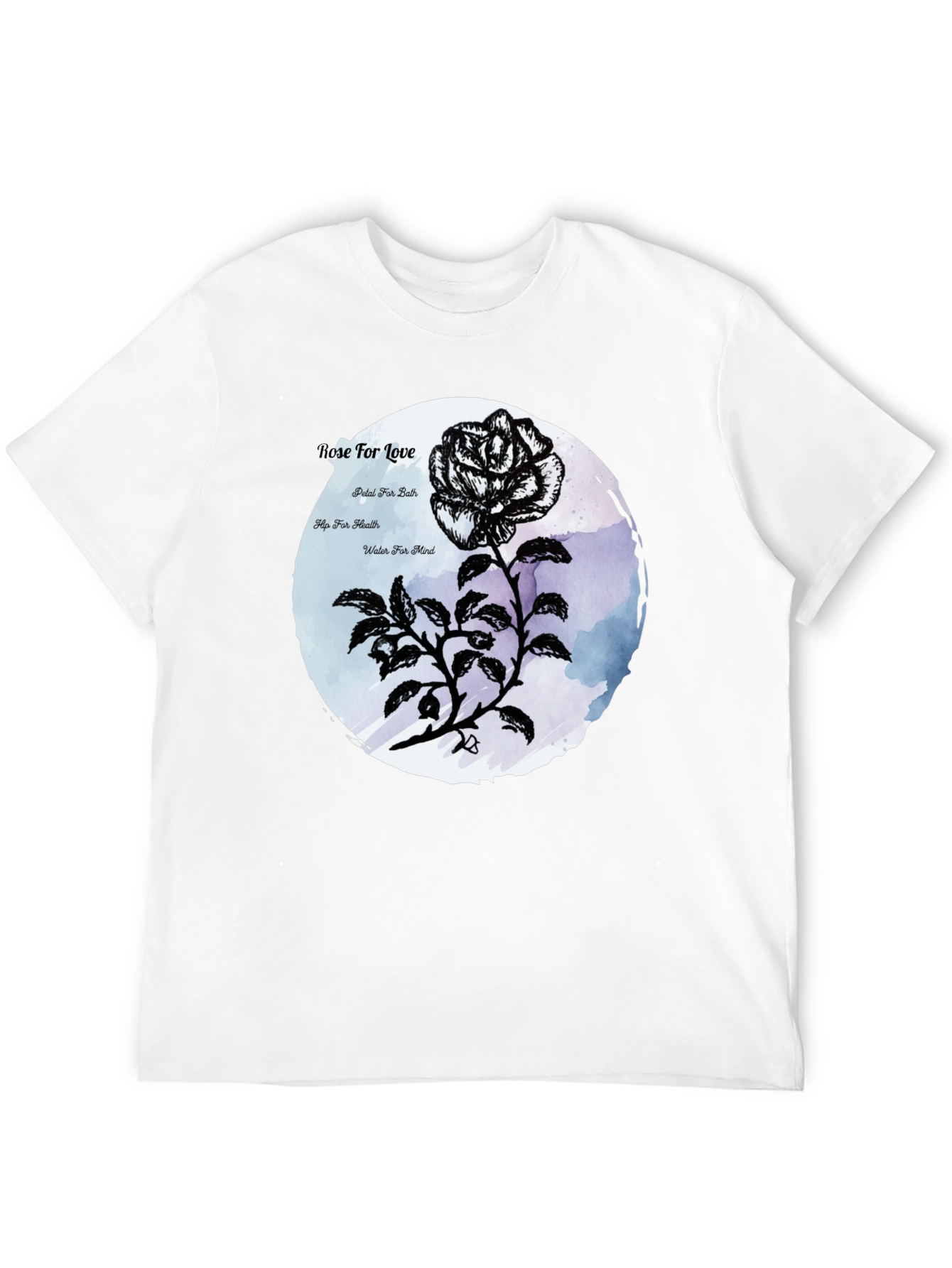 Rose For Love Graphic T-Shirt