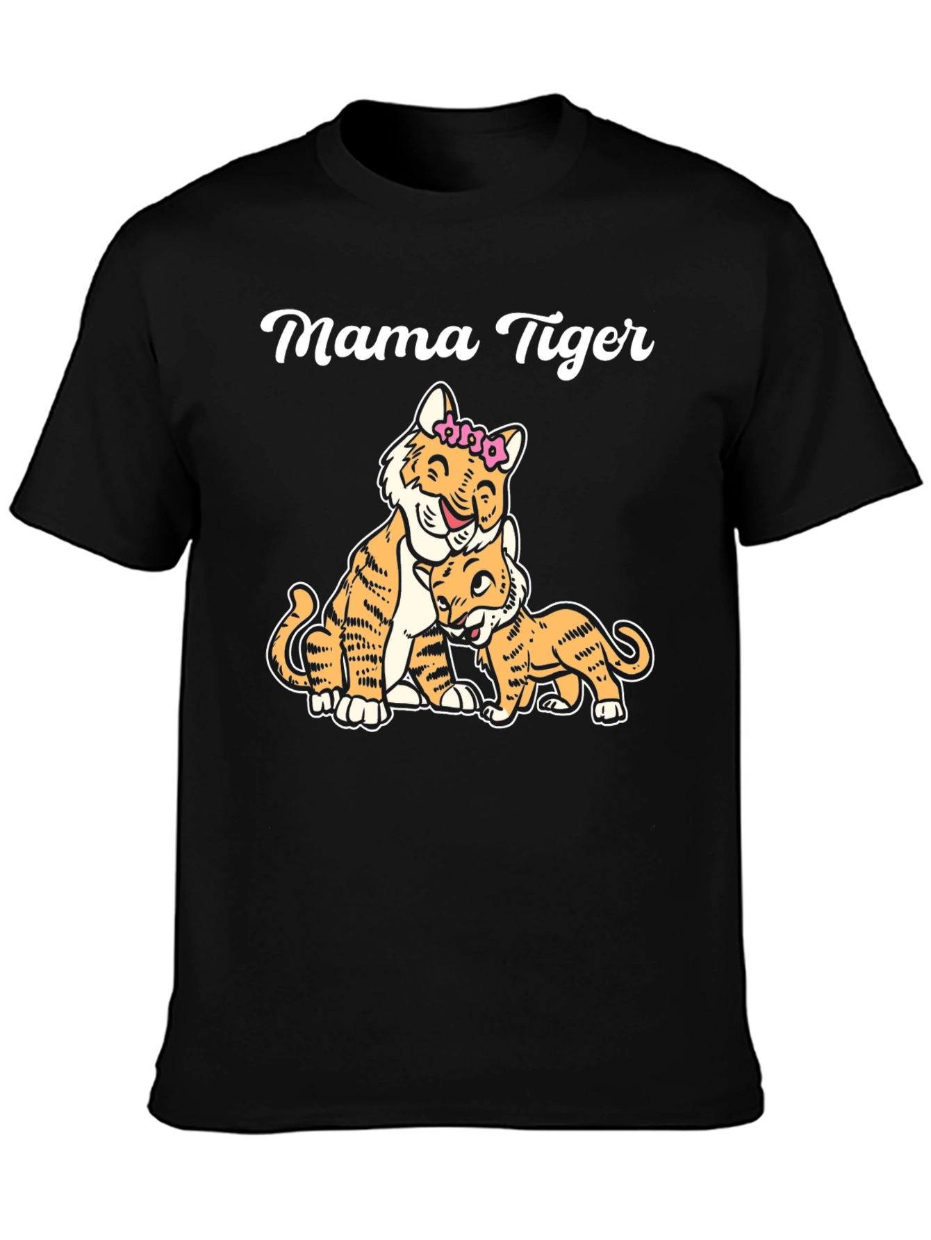 Mama Tiger Graphic T-Shirt - Family Love