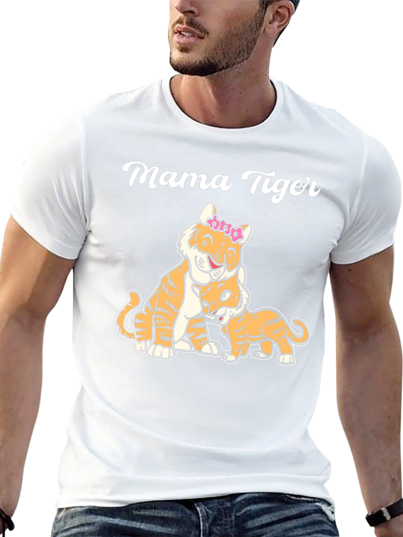 Mama Tiger Graphic T-Shirt - Family Love