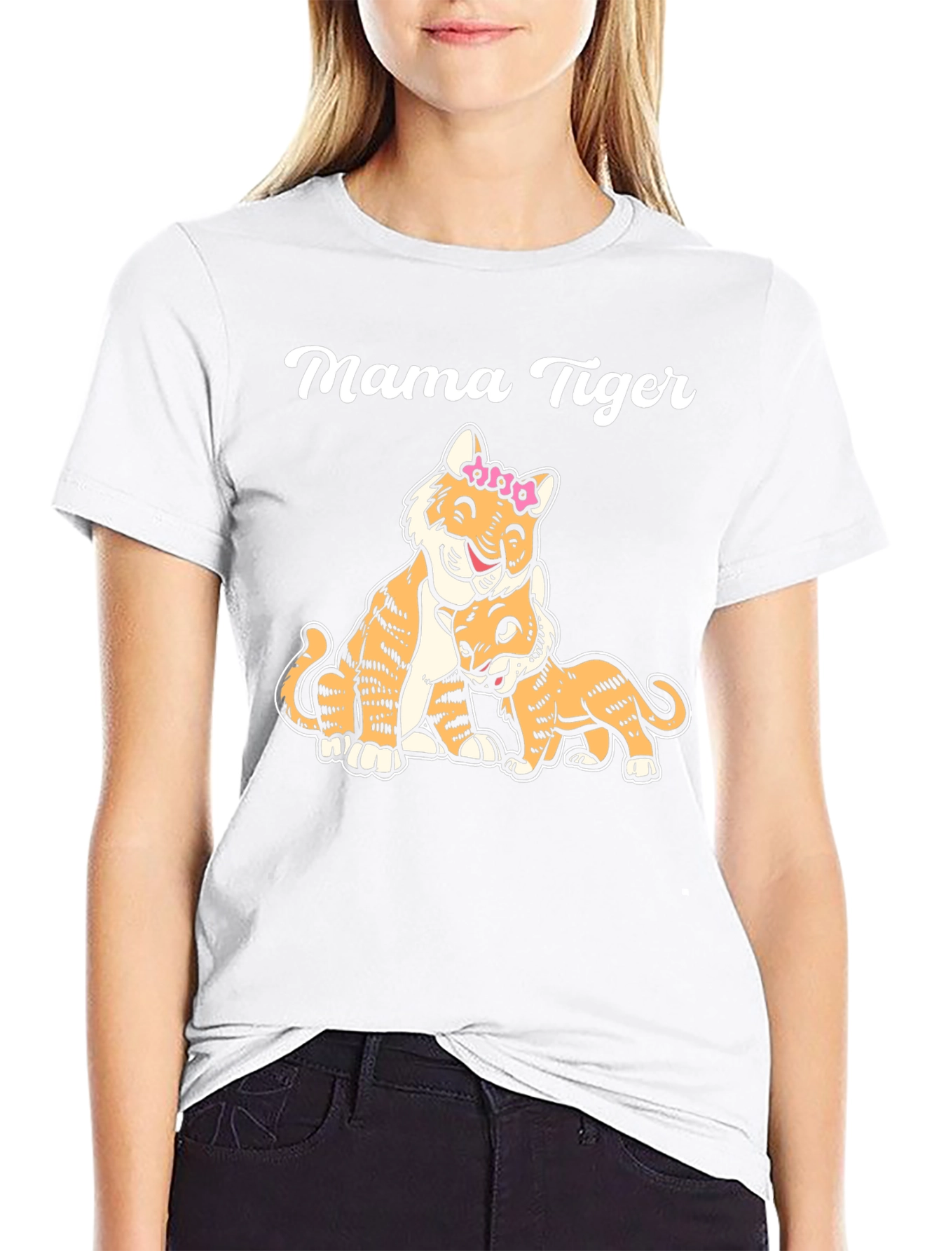 Mama Tiger Graphic T-Shirt - Family Love