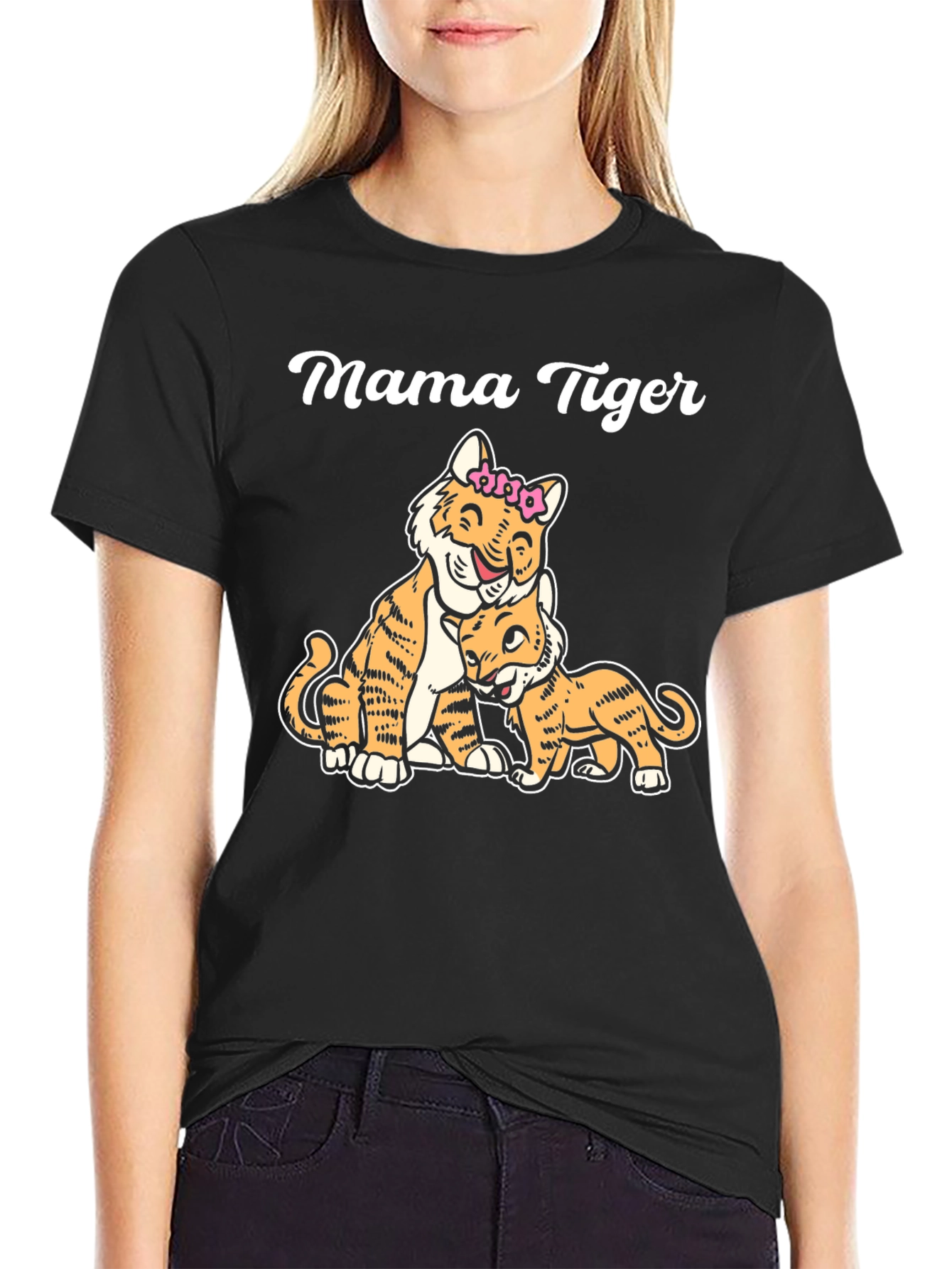 Mama Tiger Graphic T-Shirt - Family Love