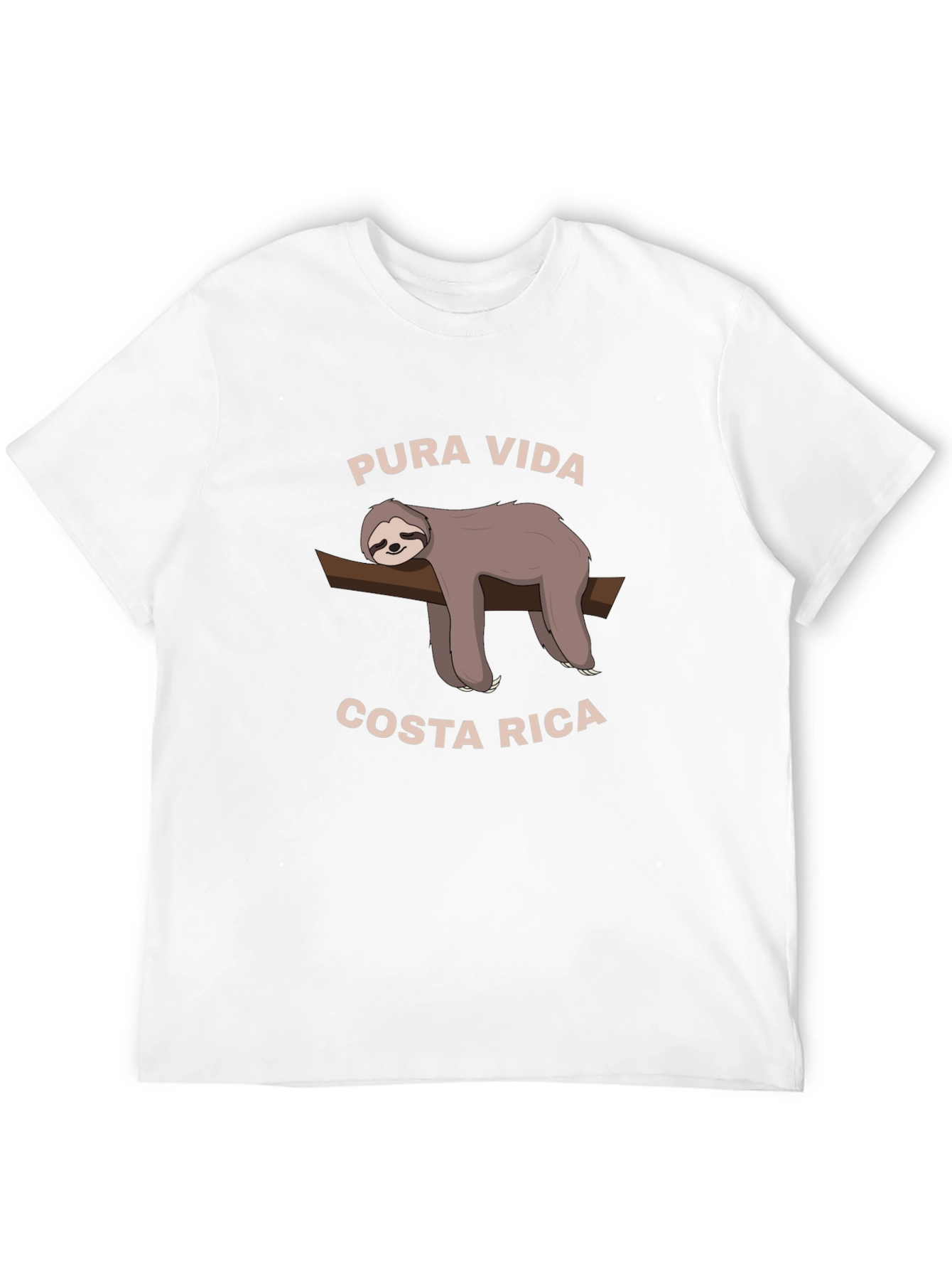 Pura Vida Costa Rica Sloth Graphic T-Shirt