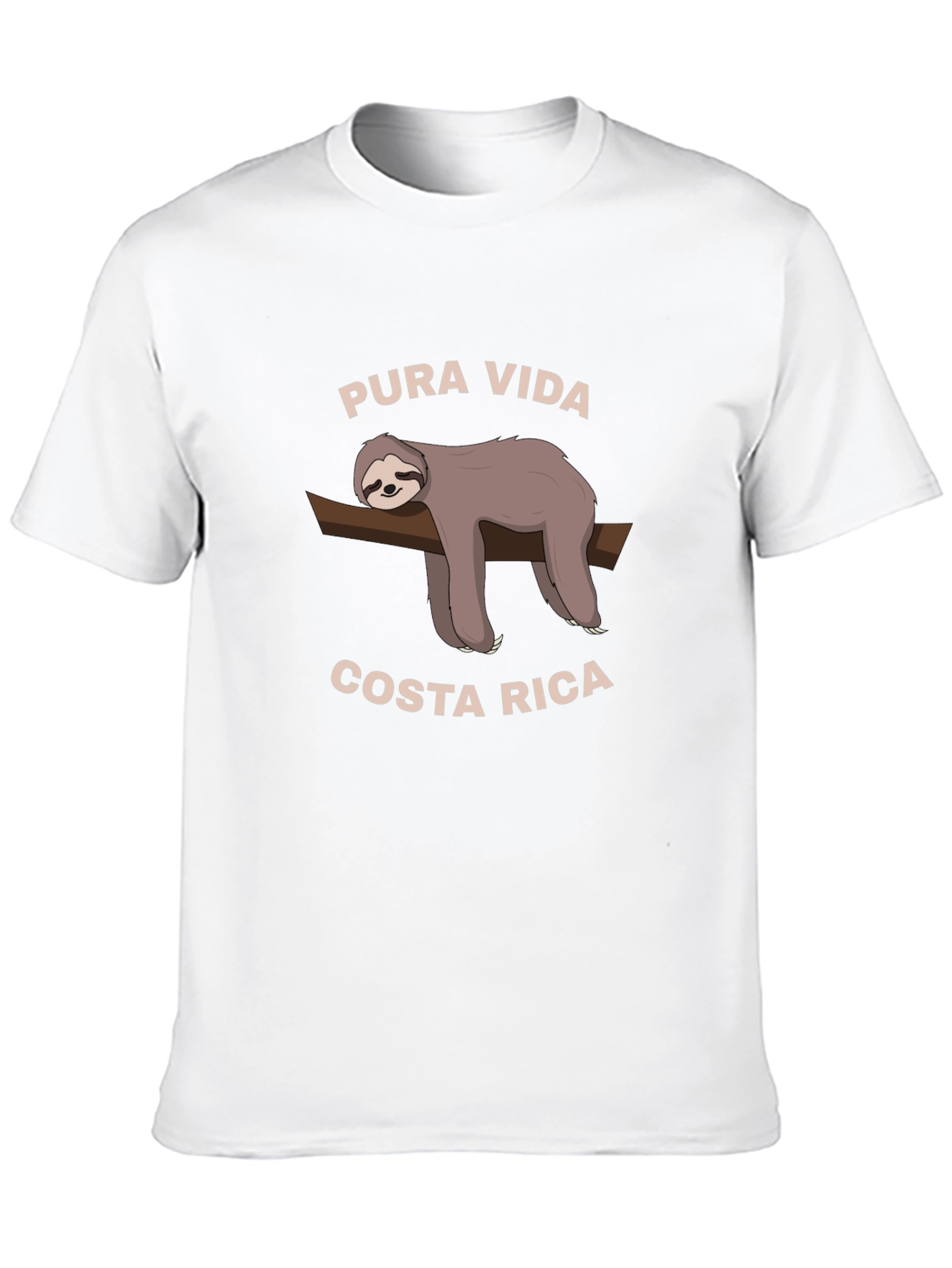 Pura Vida Costa Rica Sloth Graphic T-Shirt