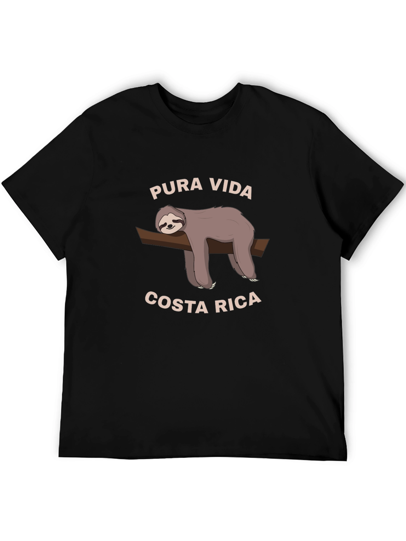 Pura Vida Costa Rica Sloth Graphic T-Shirt