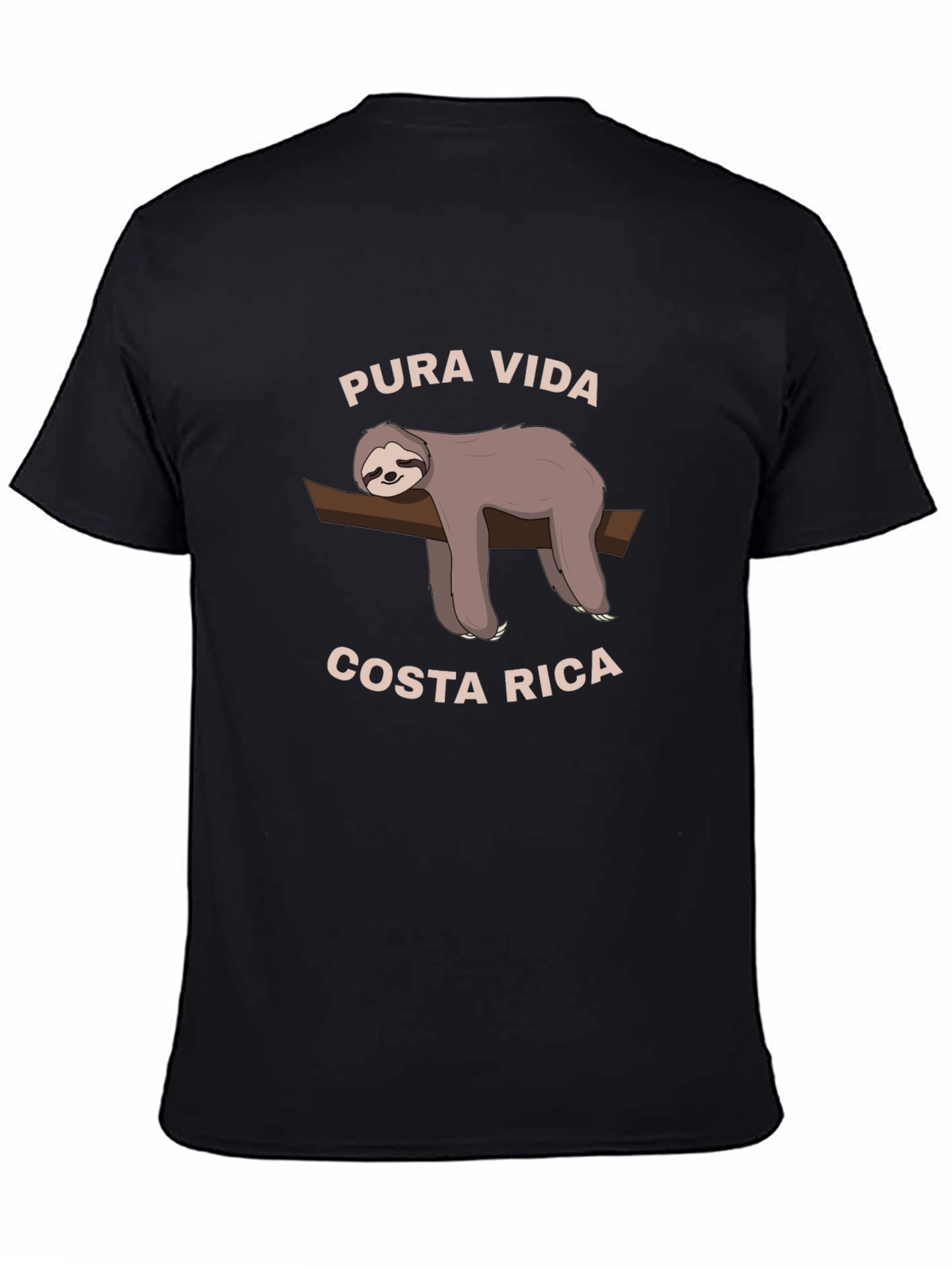 Pura Vida Costa Rica Sloth Graphic T-Shirt
