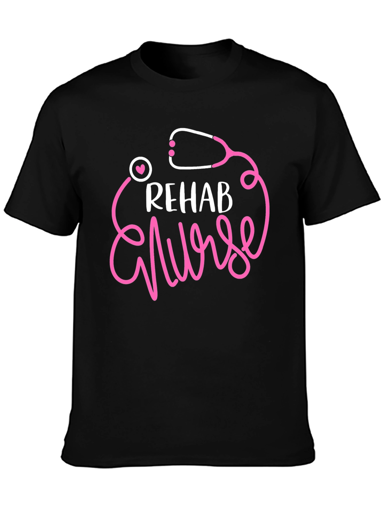 Rehab Nurse Stethoscope T-Shirt