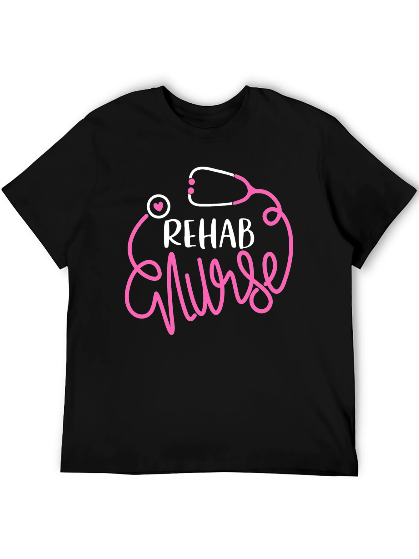 Rehab Nurse Stethoscope T-Shirt