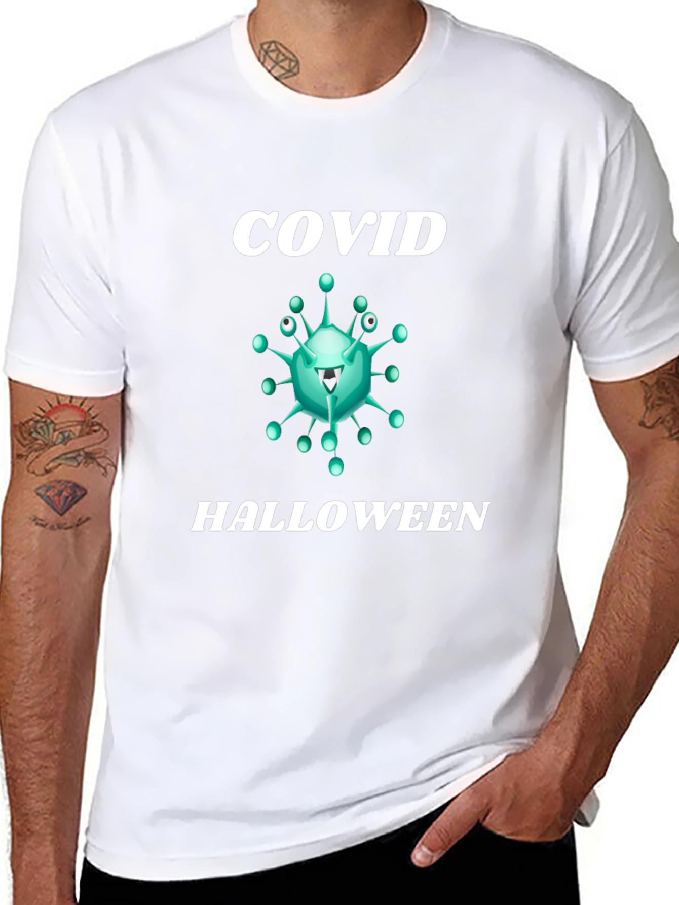 COVID Halloween T-Shirt - Funny Holiday Tee