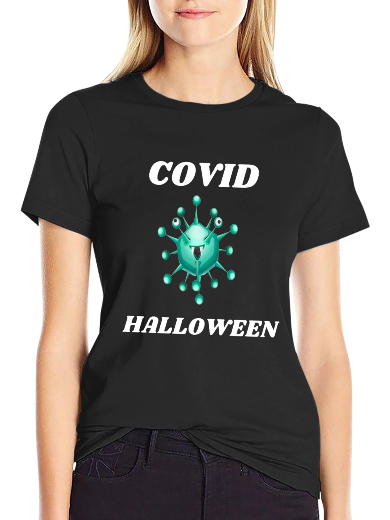 COVID Halloween T-Shirt - Funny Holiday Tee