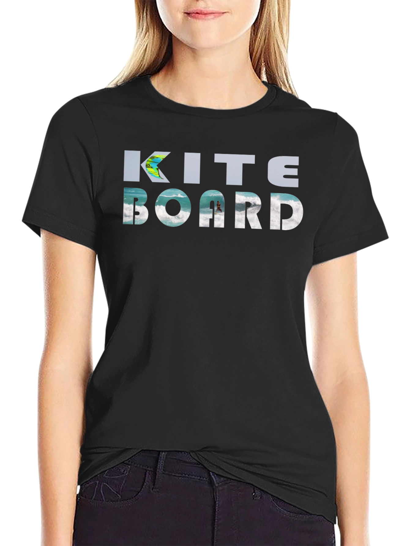 Kiteboard T-Shirt - Ocean Design