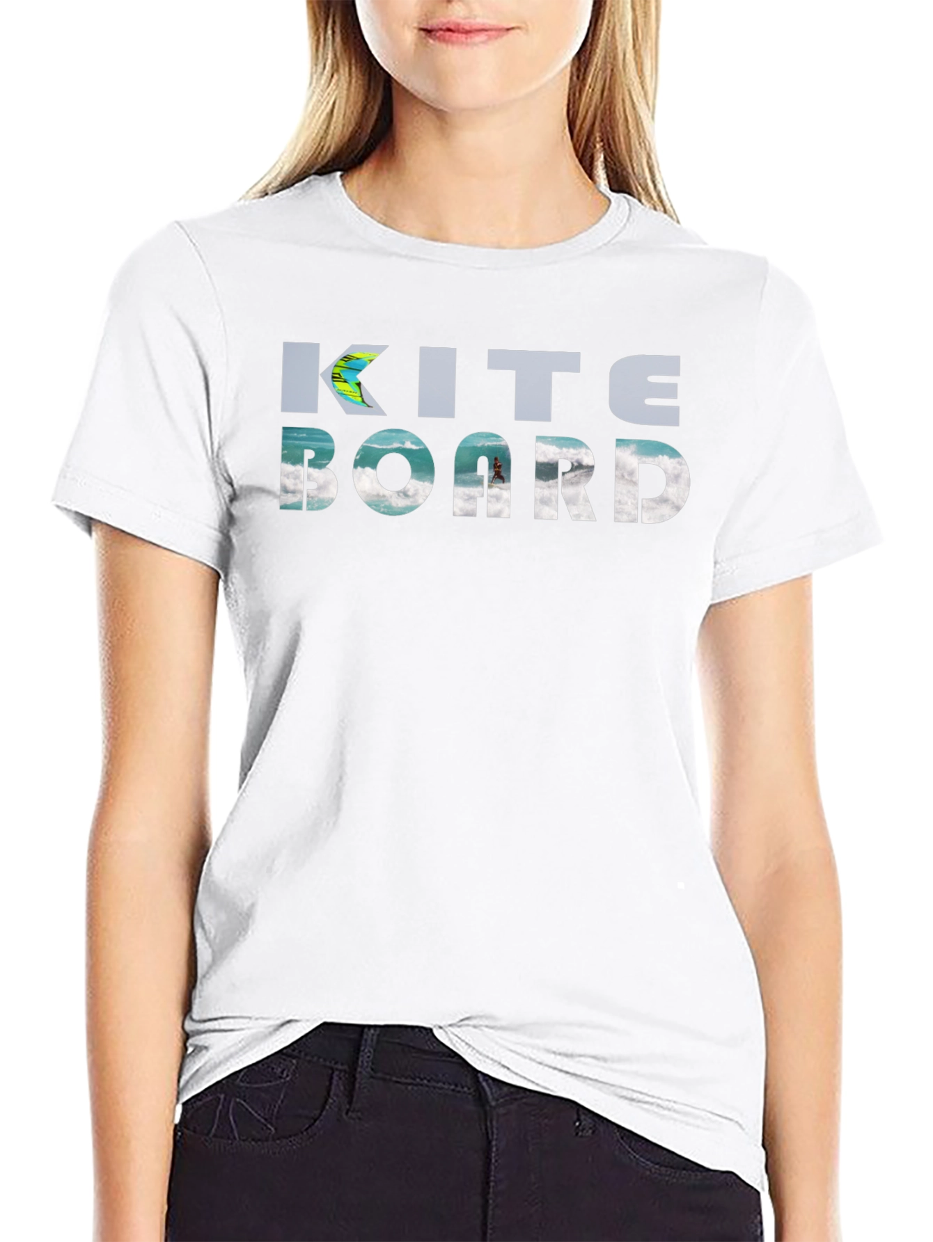 Kiteboard T-Shirt - Ocean Design