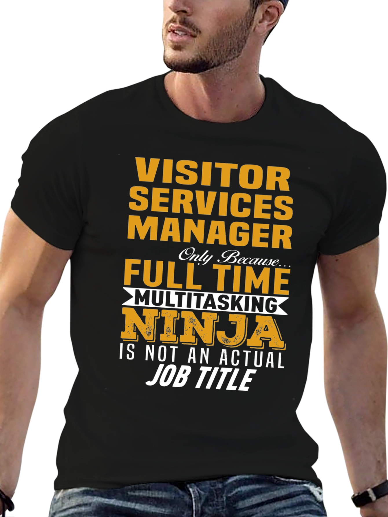 Visitor Services Manager Ninja T-Shirt
