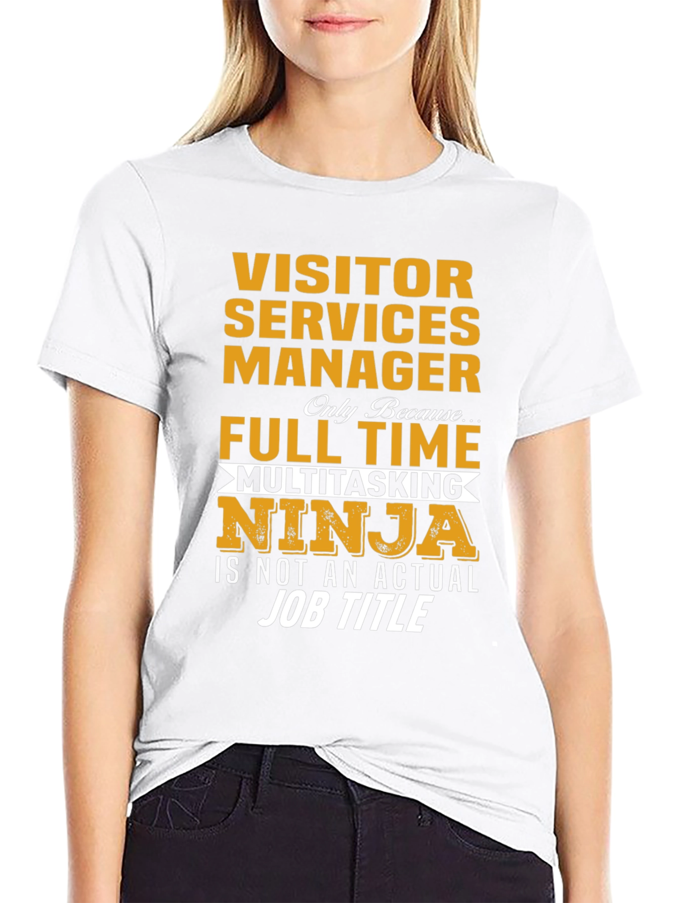Visitor Services Manager Ninja T-Shirt