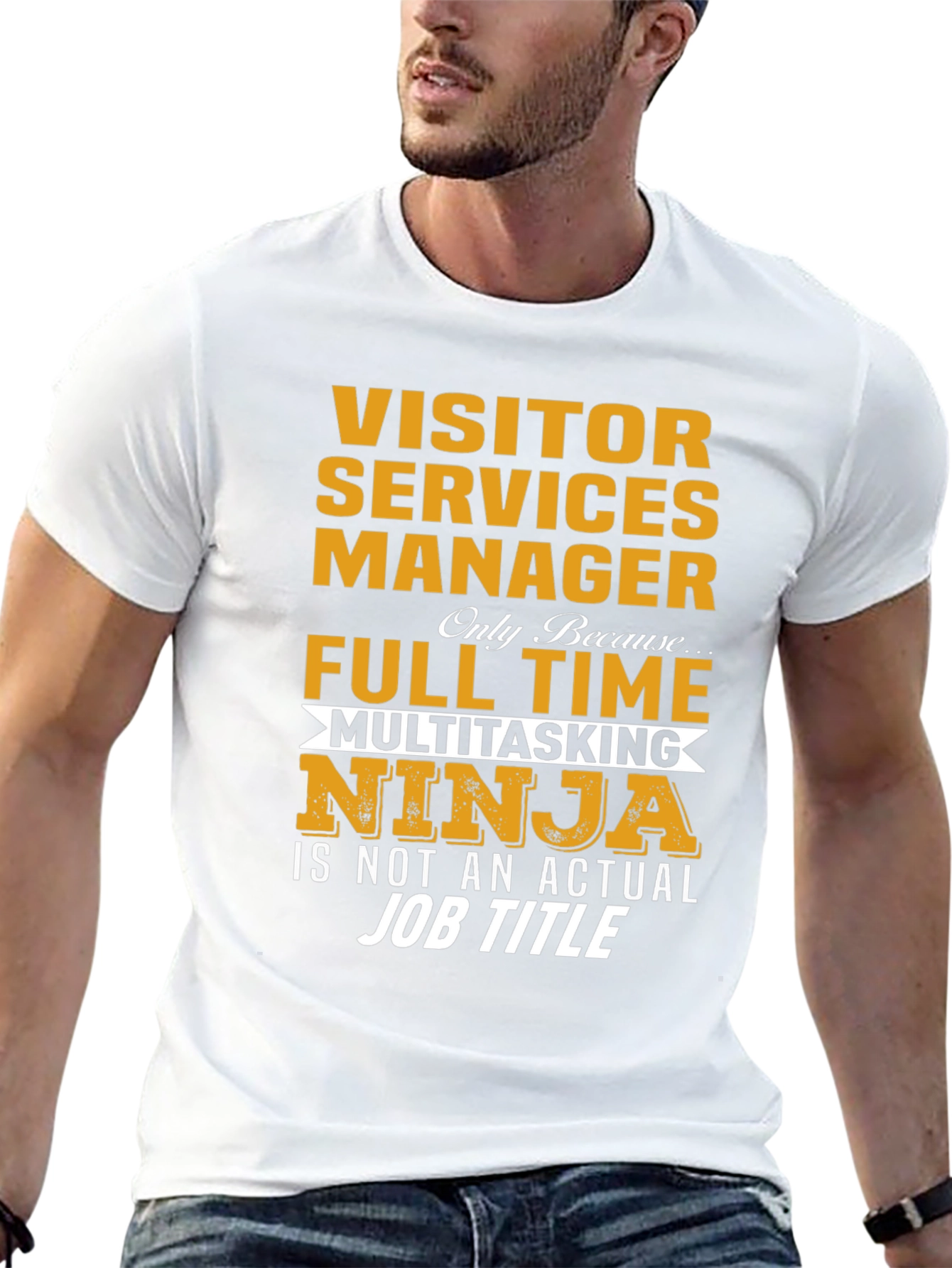 Visitor Services Manager Ninja T-Shirt