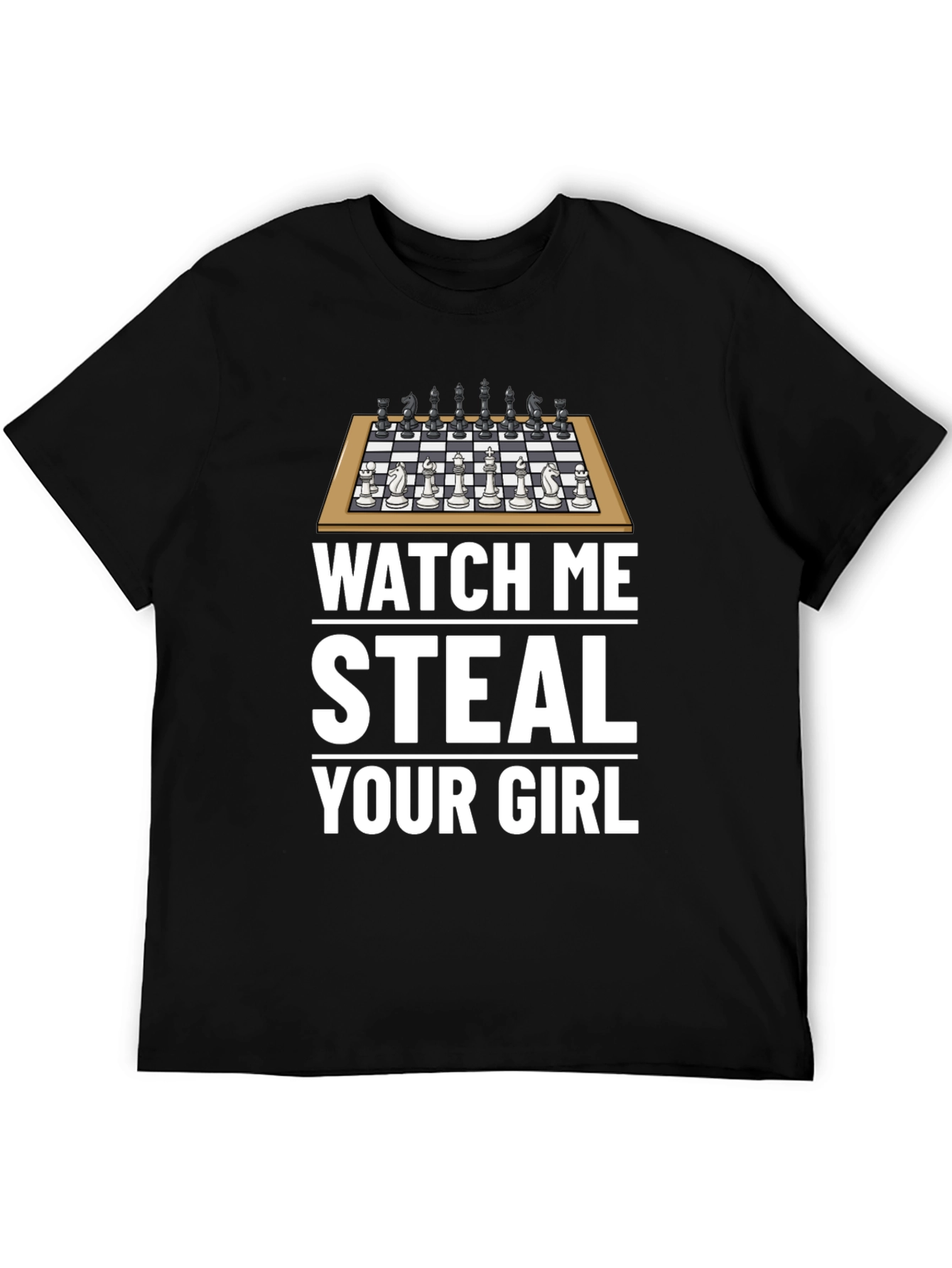Chess Steal Your Girl Graphic T-Shirt