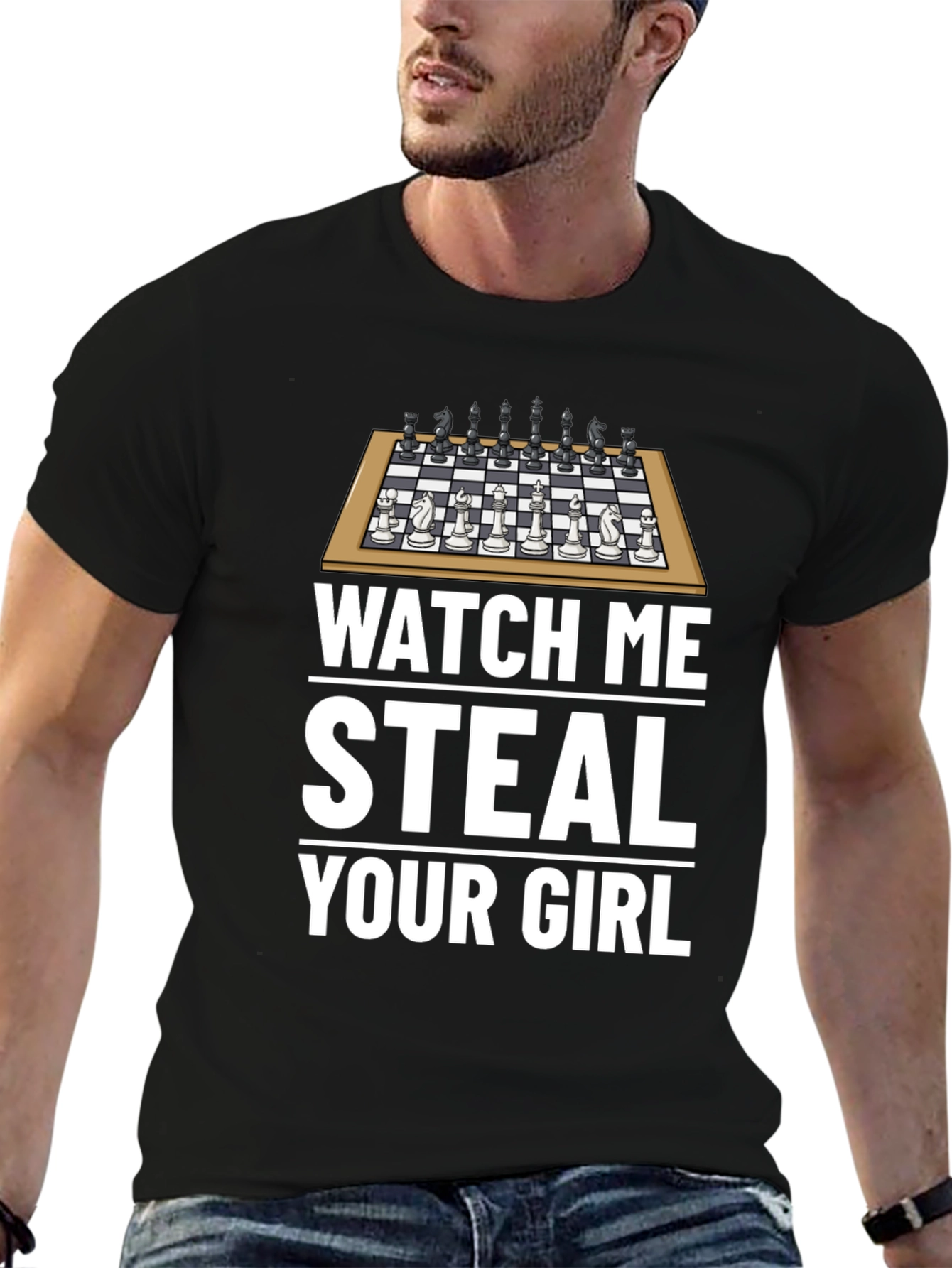 Chess Steal Your Girl Graphic T-Shirt