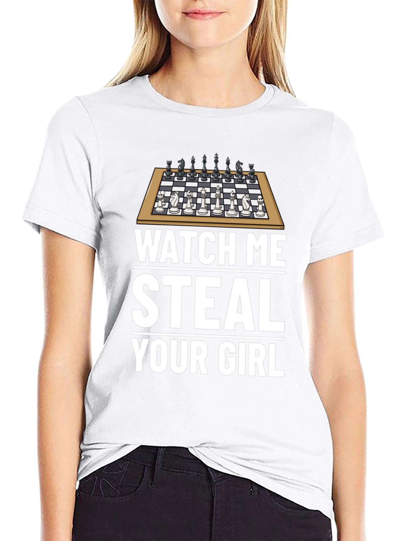 Chess Steal Your Girl Graphic T-Shirt