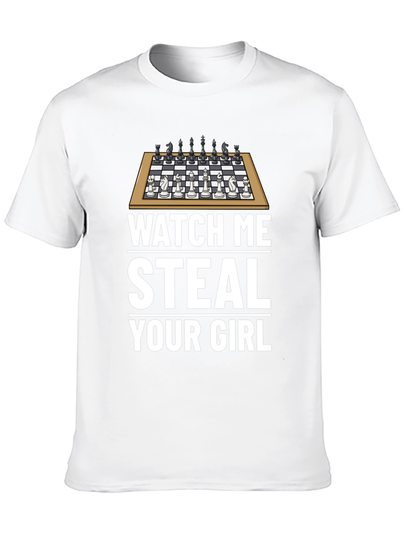 Chess Steal Your Girl Graphic T-Shirt