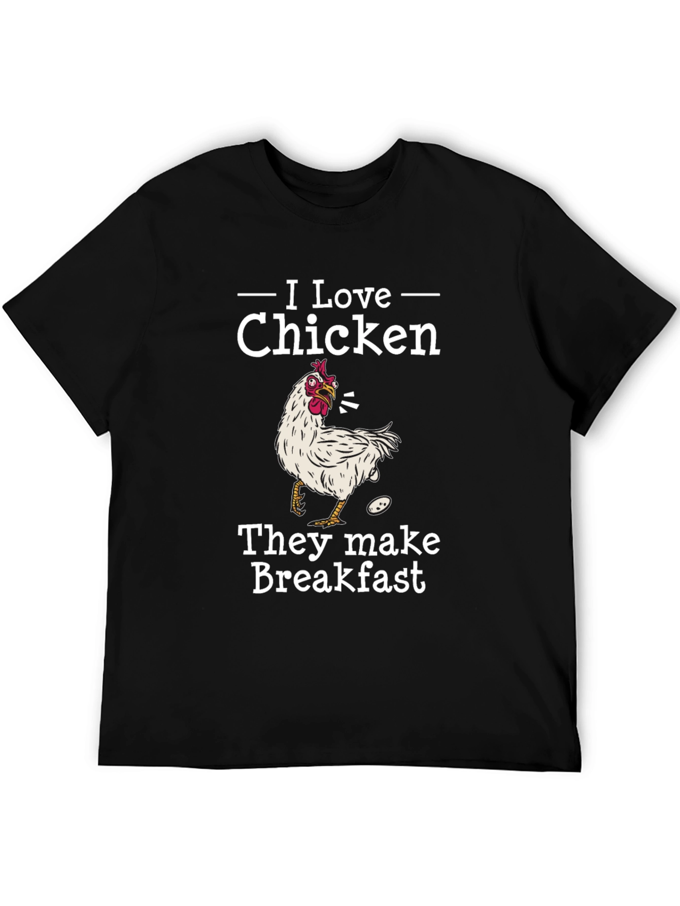 I Love Chicken Breakfast Graphic Tee