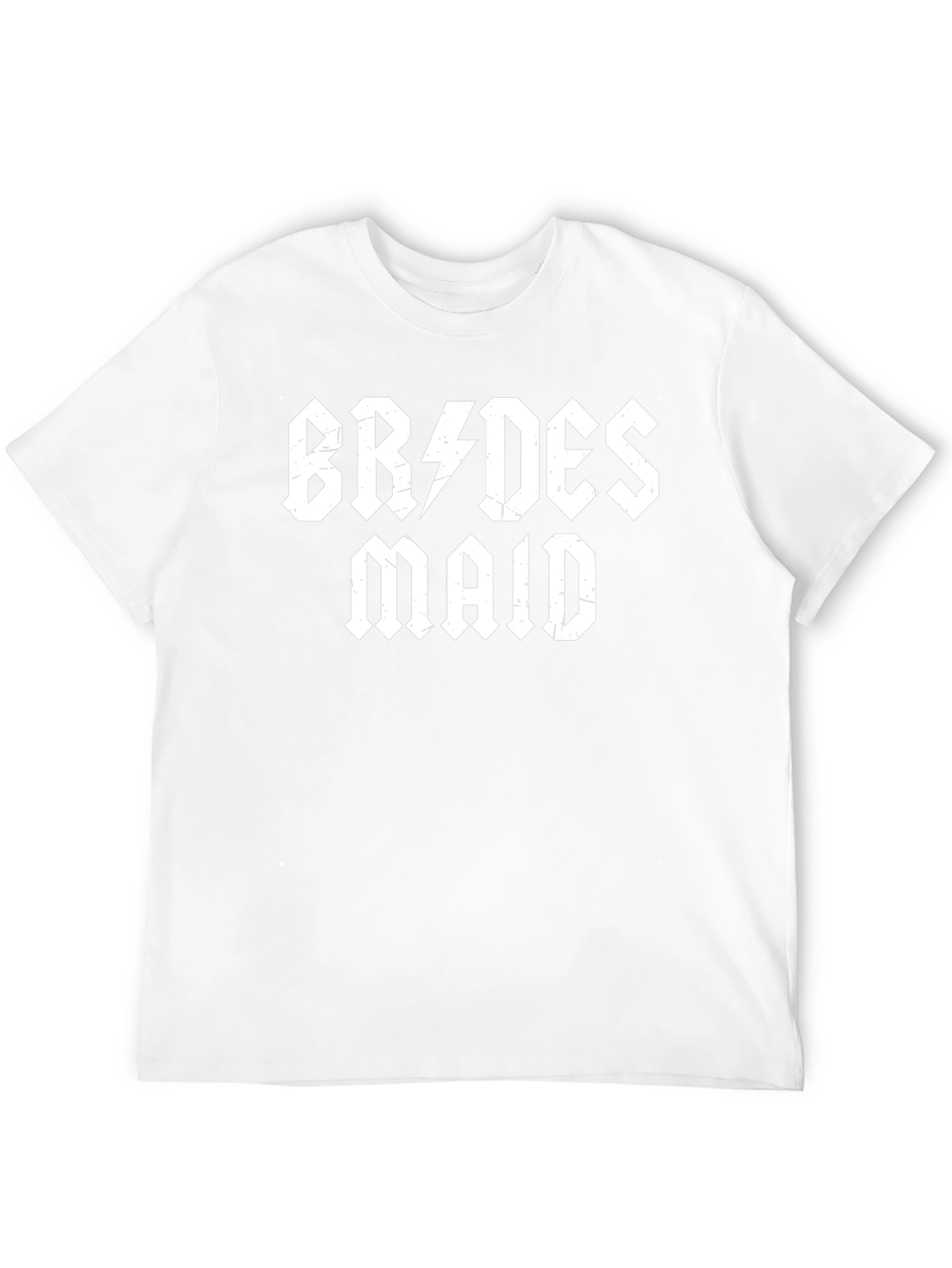 Bridesmaid Rock N Roll Style Black T-Shirt